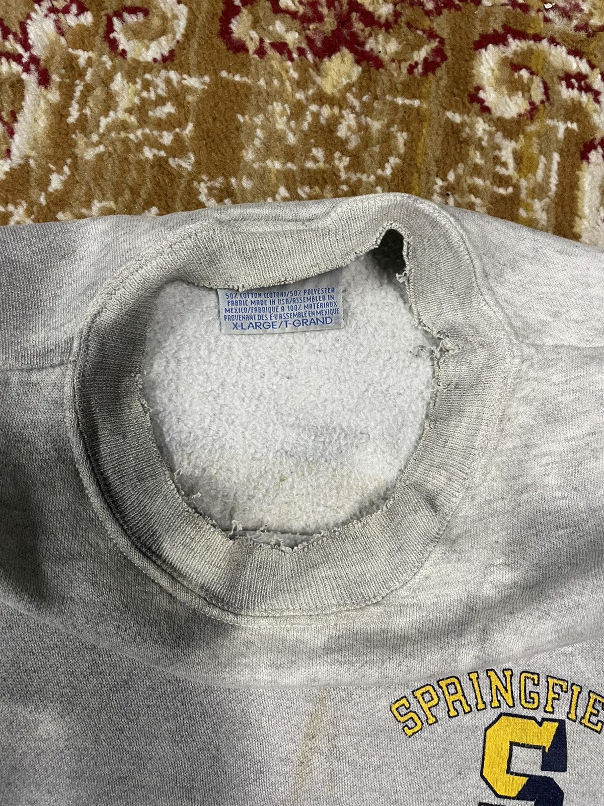 Vintage Perfect Sun Faded Vintage Y2K Trashed Baggy Sweatshirt Size US XL / EU 56 / 4 - 6 Thumbnail