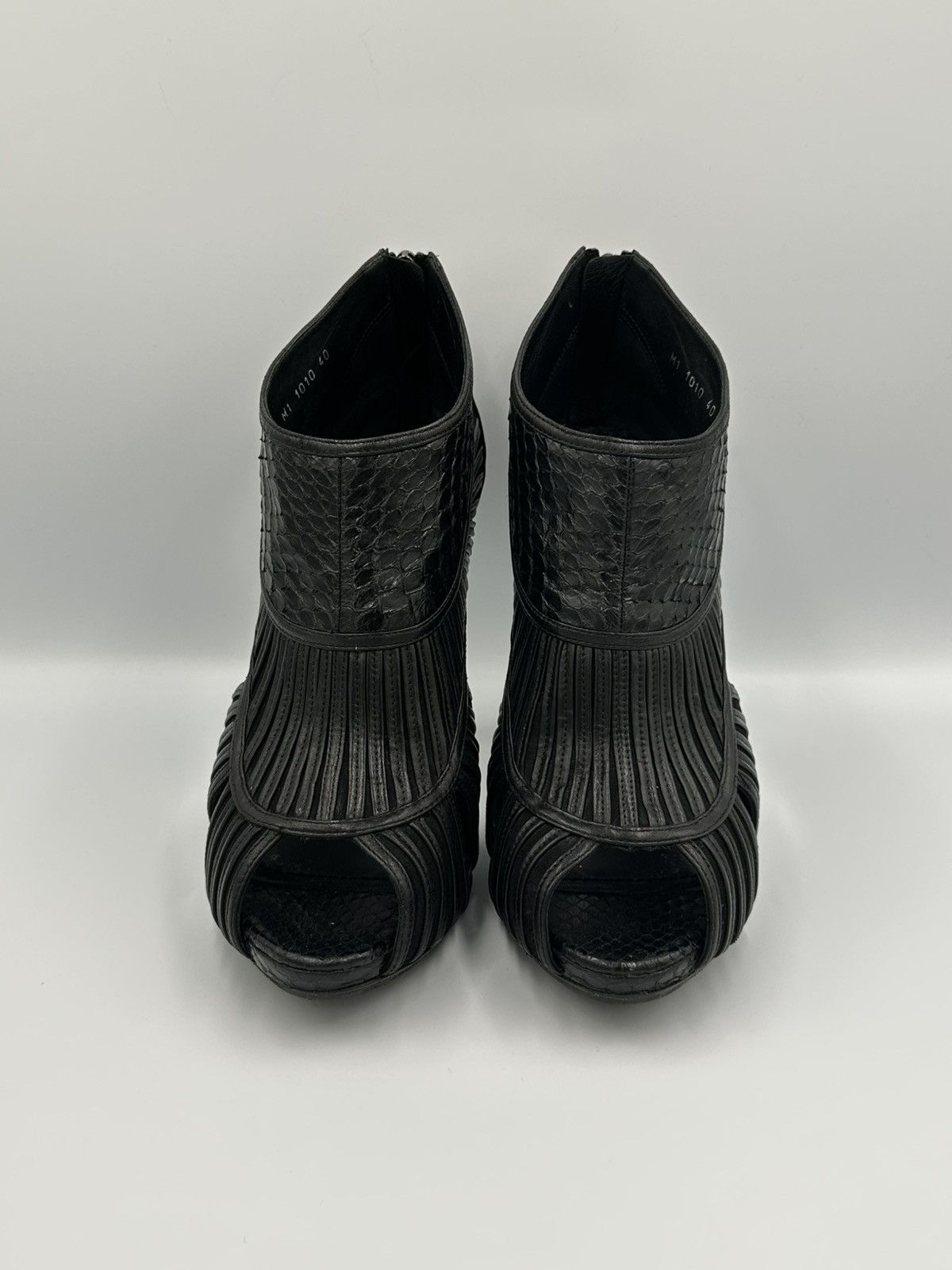 Dior Christian Dior "Temptation" Leather Heels open toe Size US 9 / IT 39 - 3 Thumbnail
