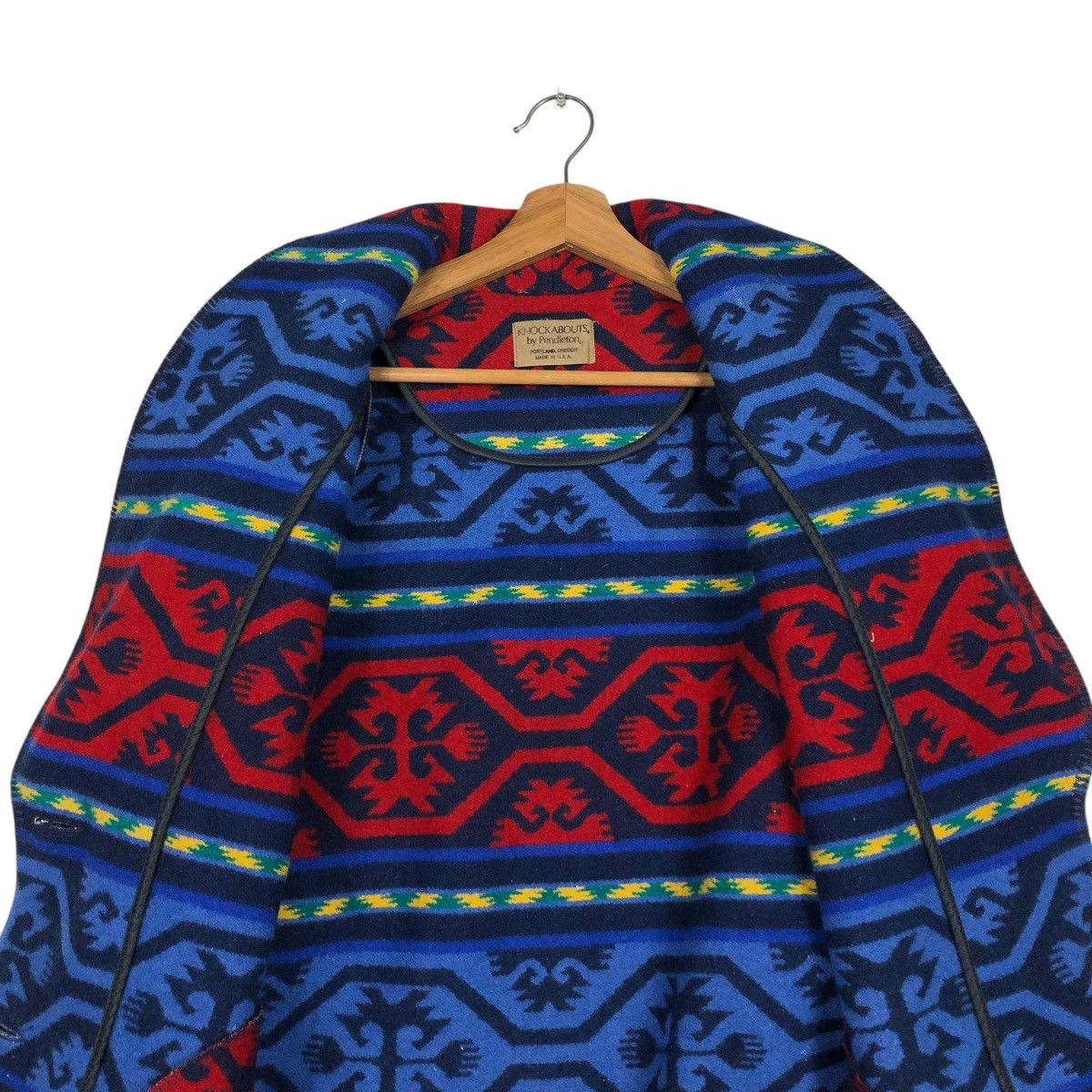 Pendleton 🔥VINTAGE WOOL JACKET KNOCKABOUTS PENDLETON MADE IN USA Size US S / EU 44-46 / 1 - 16 Thumbnail