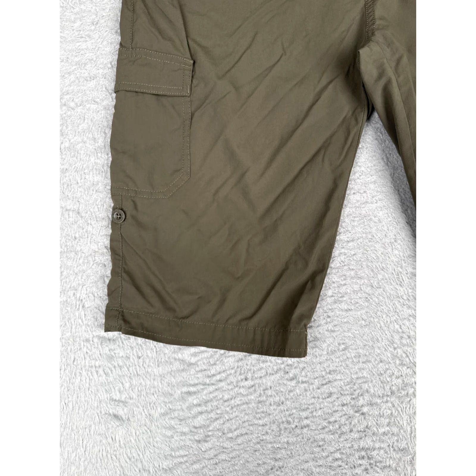 Patagonia Patagonia Pants Womens 8 Green Capri Hiking Cargo Pockets Quick Dry Stretch 13" Womens Capris Size 30" / US 8 / IT 44 - 3 Thumbnail