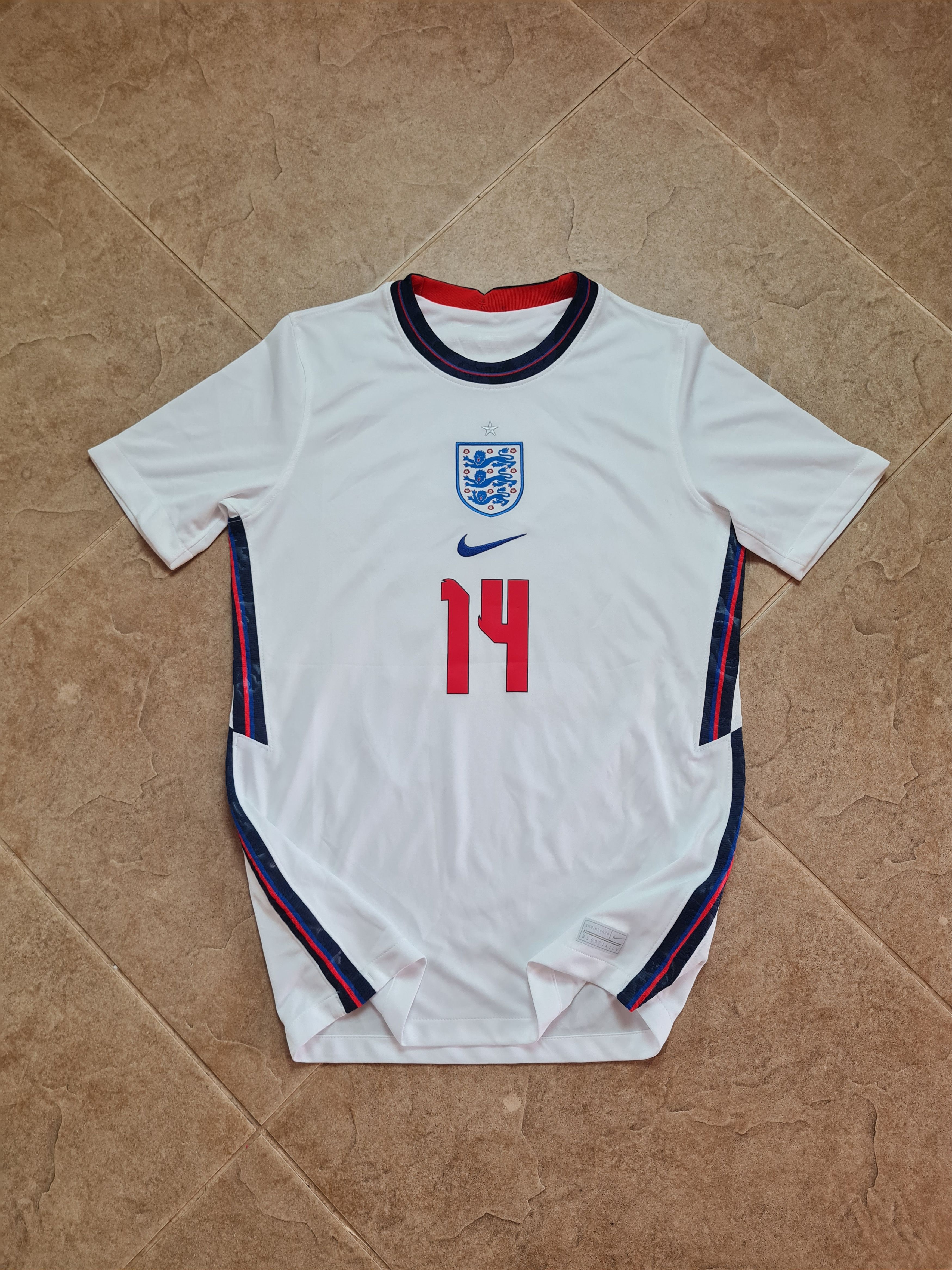 Nike Football Jersey Phillips #14 England Nike Soccer t-shirt Size US XXS / EU 40 - 9 Thumbnail