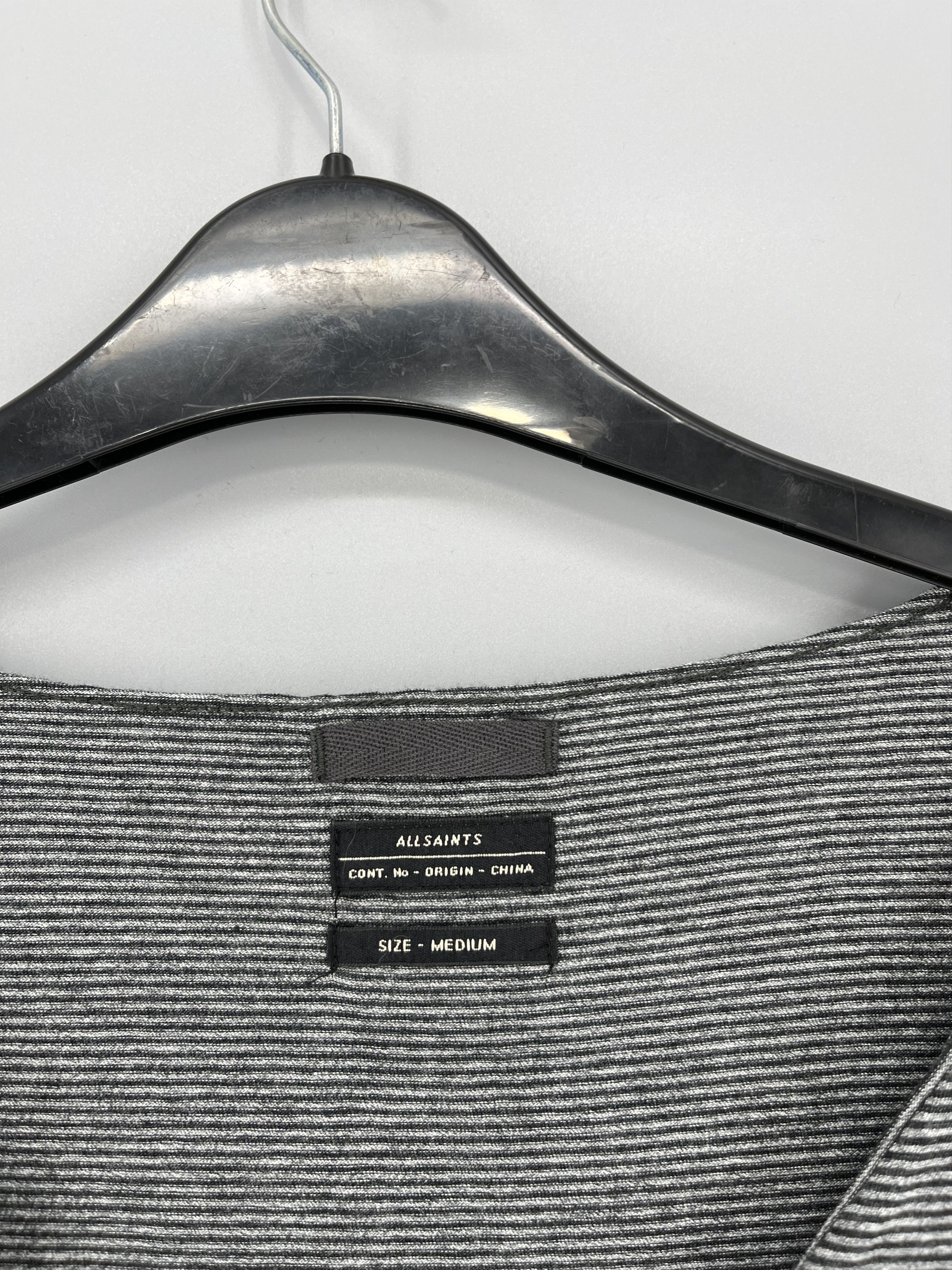 Allsaints AllSaints Men's striped tshirt V-Neckline Size US M / EU 48-50 / 2 - 7 Thumbnail