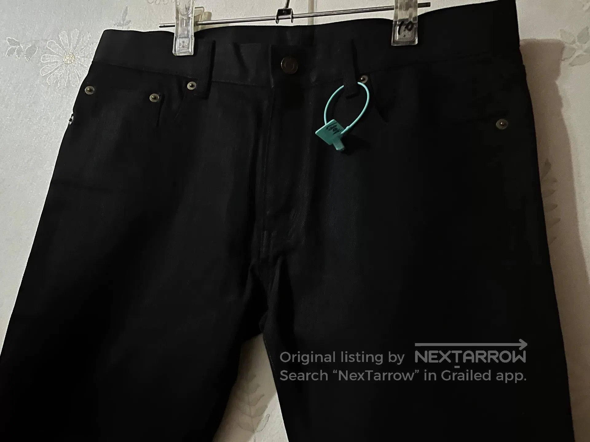 Saint Laurent Paris Saint Laurent Men's Black Jeans. Size US 32 / EU 48 - 2 Thumbnail