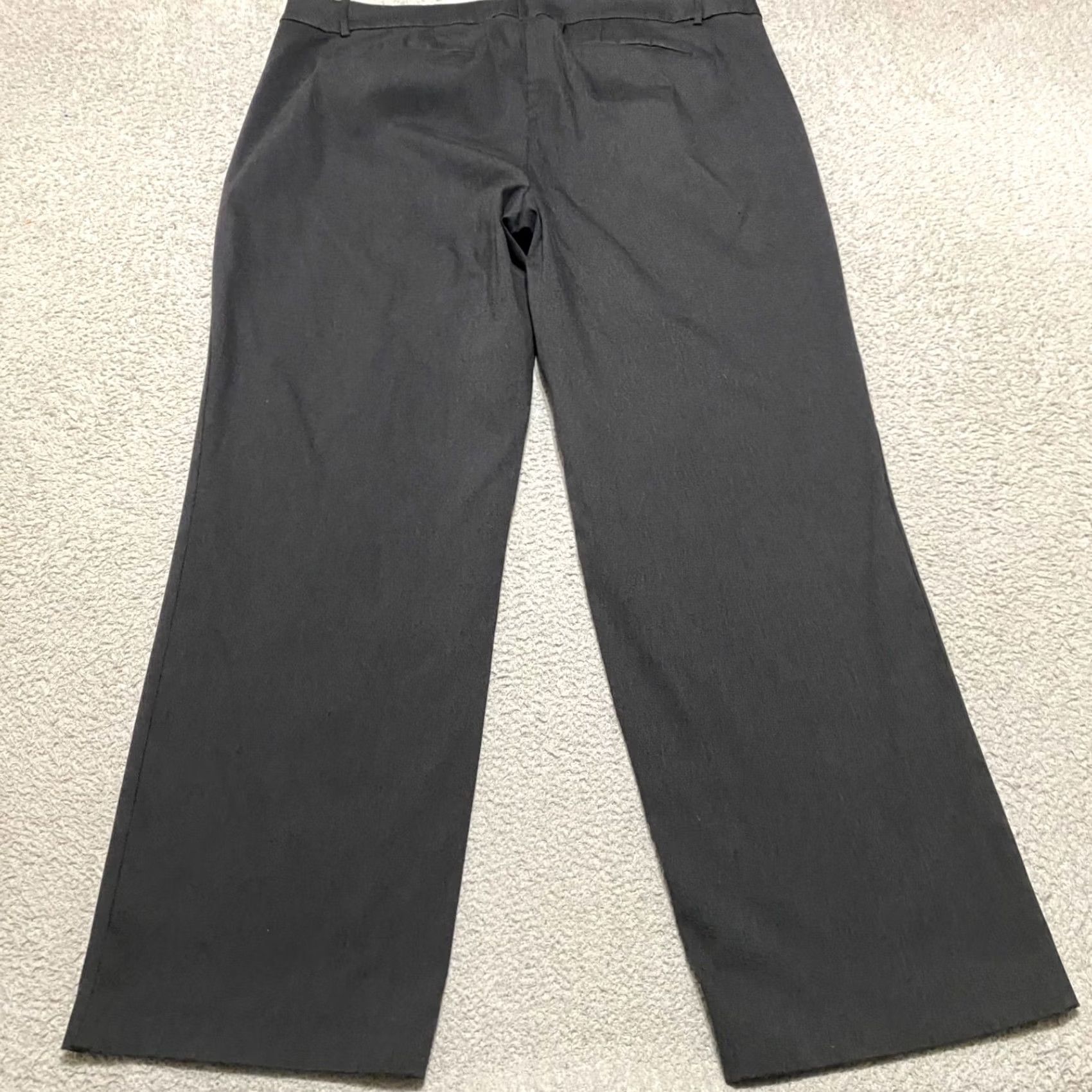 Vintage Lane Bryant Womens Dress Pants Gray The Madison Straight Office Business 24 Plus Size Pants Mens Womens Size 42" / US 20 - 2 Thumbnail