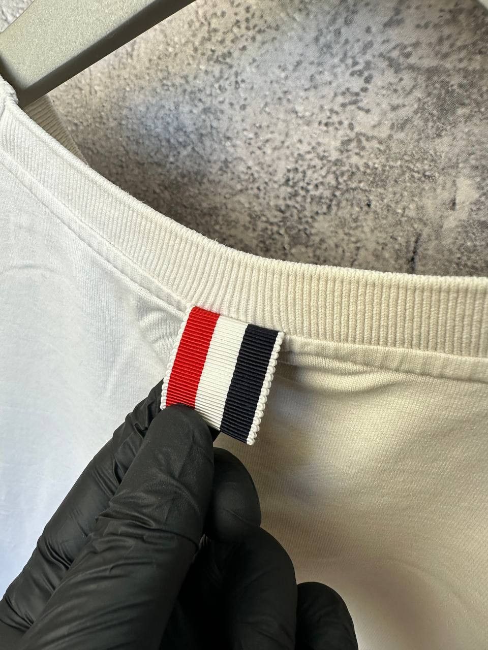 Thom Browne Thom Browne Crew Neck T-Shirt White Tee Shor Sleeve Size US M / EU 48-50 / 2 - 12 Thumbnail