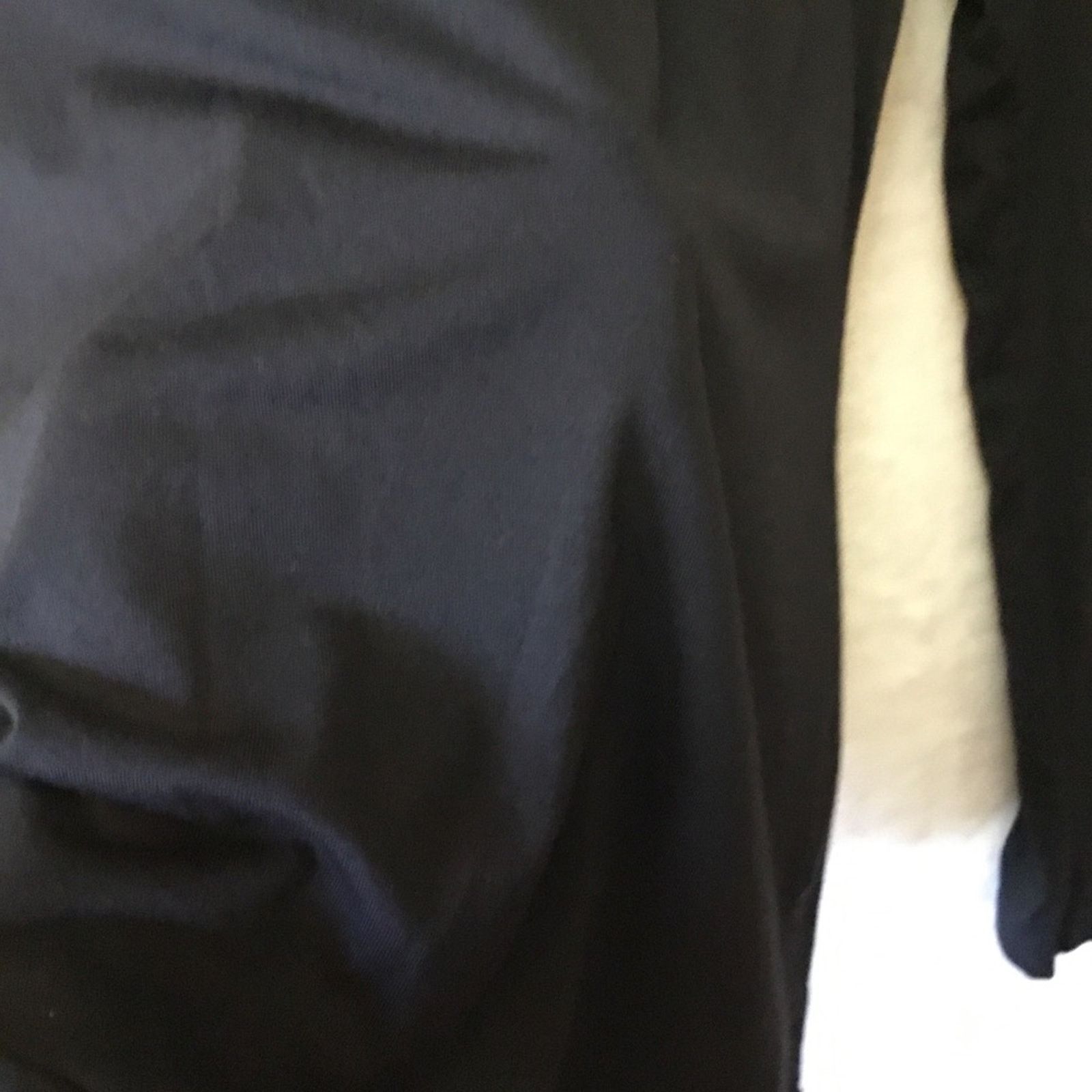 Bcbgmaxazria BCBGMaxAzria Black Scoop Neck Long-Sleeve Top Size S / US 4 / IT 40 - 12 Thumbnail