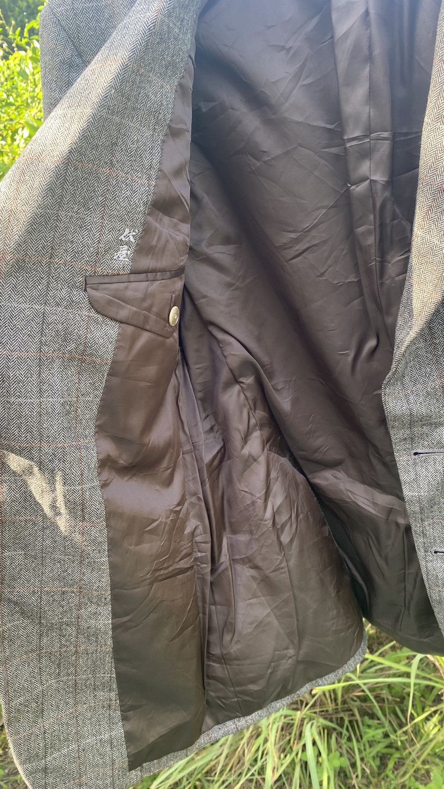 Burberry Rare Vintage Burberry Wool Check Blazer 2-Button Size 38R - 9 Thumbnail