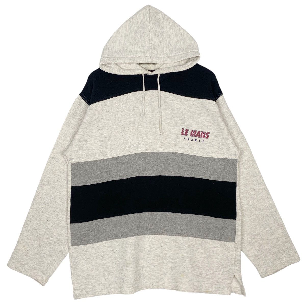 Other Vintage Le Mans France Hoodie Sweater Gray Pullover Size L Size US L / EU 52-54 / 3 - 1 Thumbnail