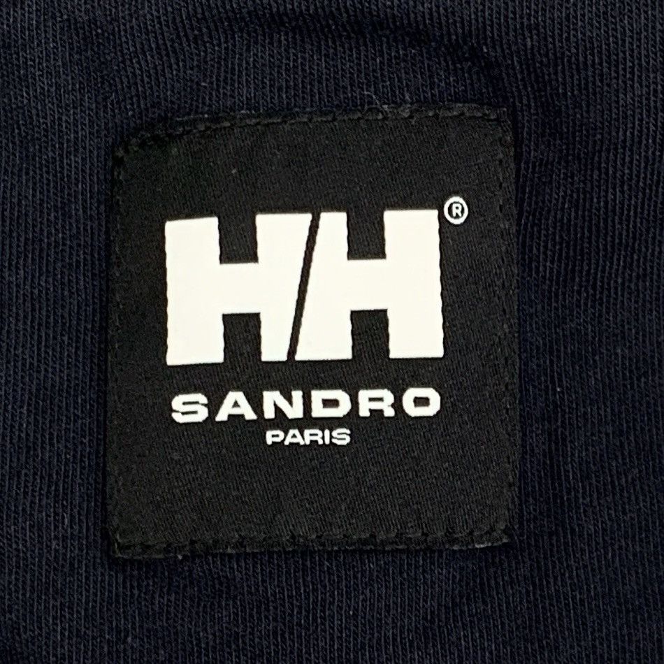 Sandro Sandro x Helly Print Cotton Short Sleeve T-Shirt K26WX Size US XL / EU 56 / 4 - 6 Thumbnail