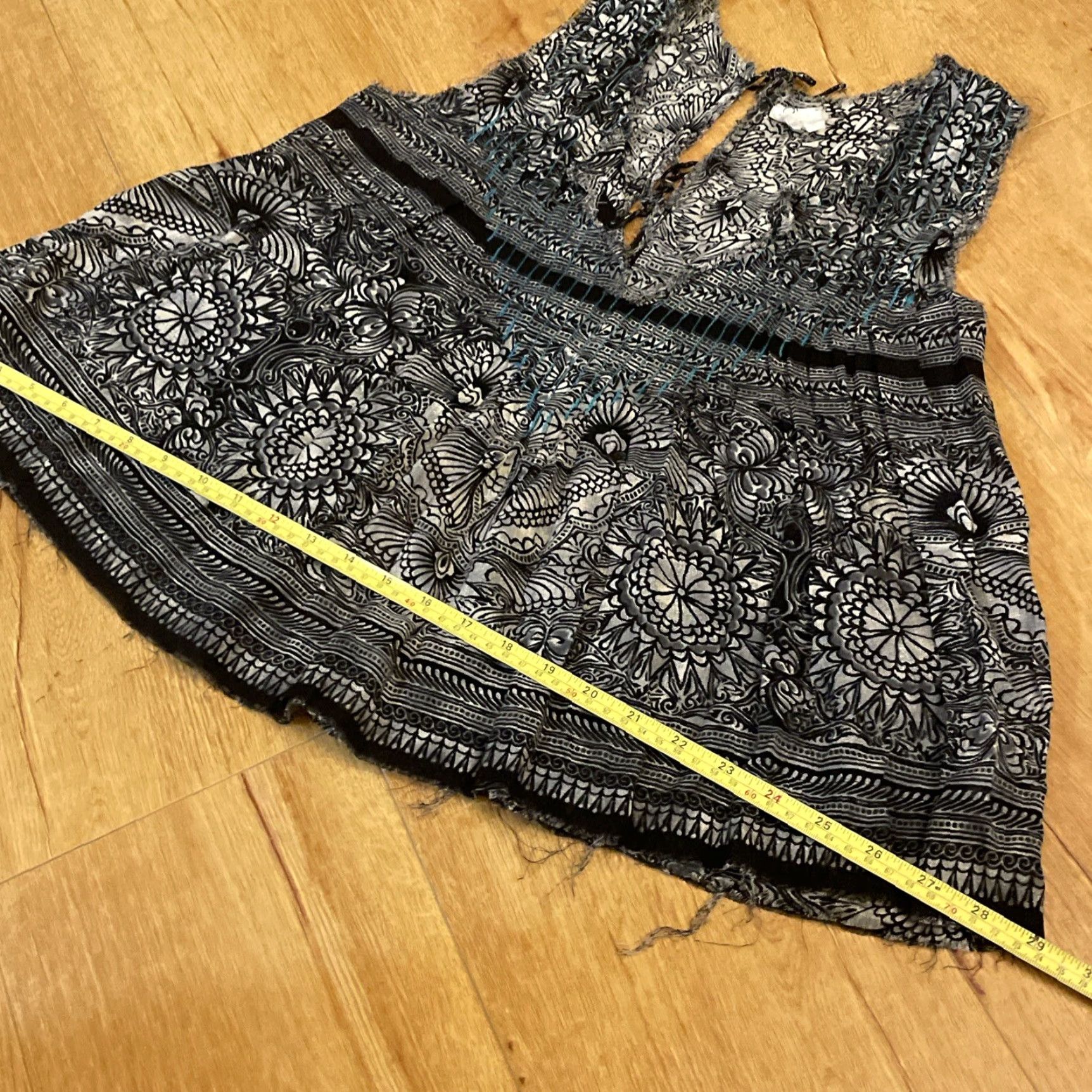Free People Free People Myna Tank Top Blouse Sleeveless S Multicolor Adjustable Back Open Tie Strap Casual Women Summer Size S / US 4 / IT 40 - 6 Thumbnail