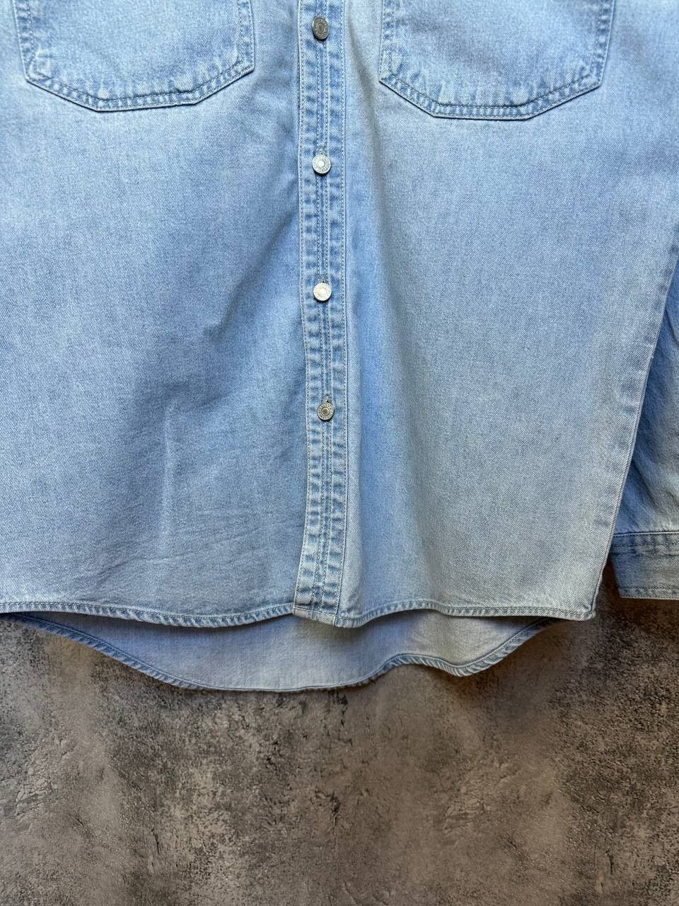 Levi's Vintage Clothing Levi's Denim Work Shirt with Blank Tab Rare 80s/90s Vintage Size US XL / EU 56 / 4 - 8 Thumbnail
