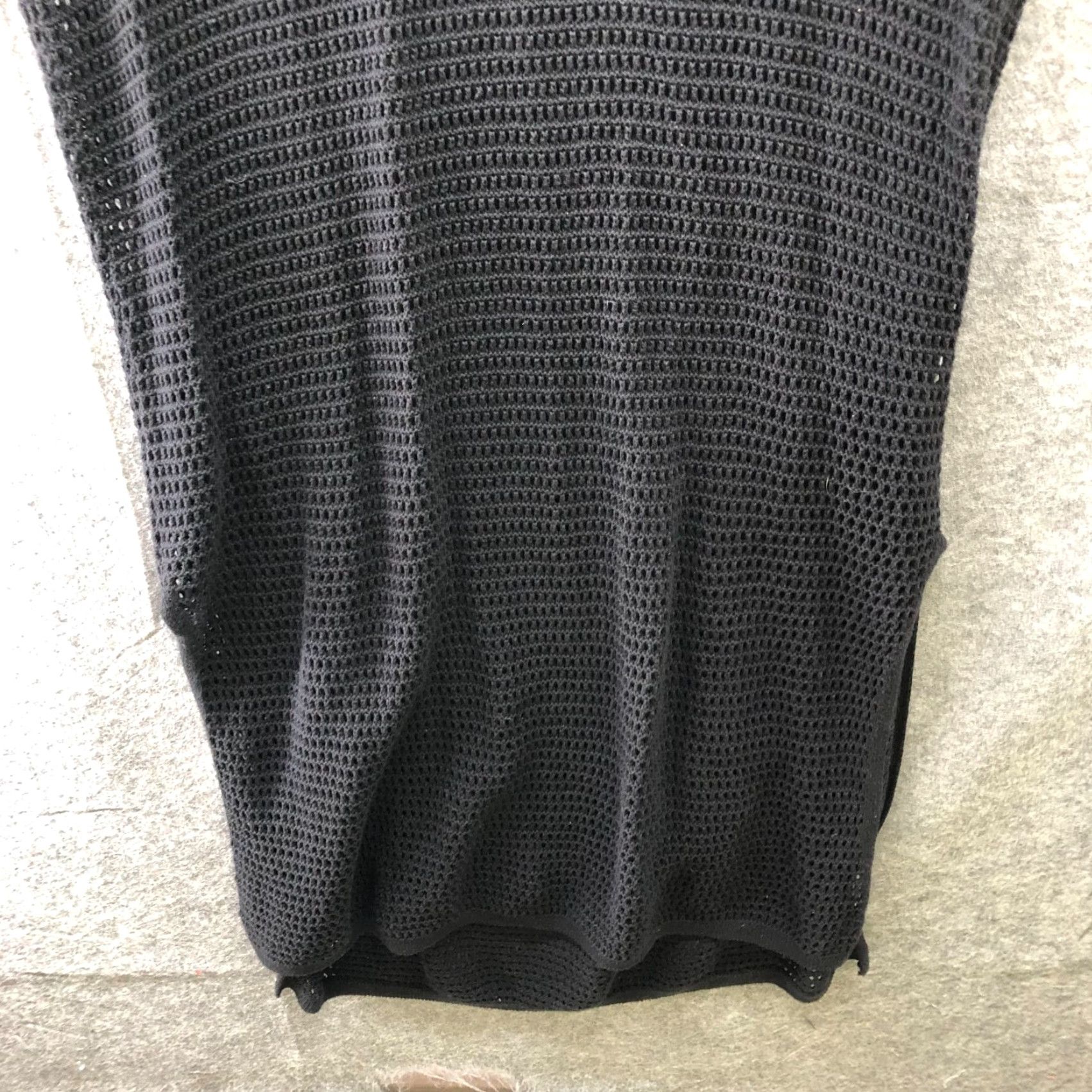 Old Navy Old Navy Open Knit Cover Up Maxi Dress XL Black Sleeveless V-Neck Swim Size XL / US 12-14 / IT 48-50 - 4 Thumbnail
