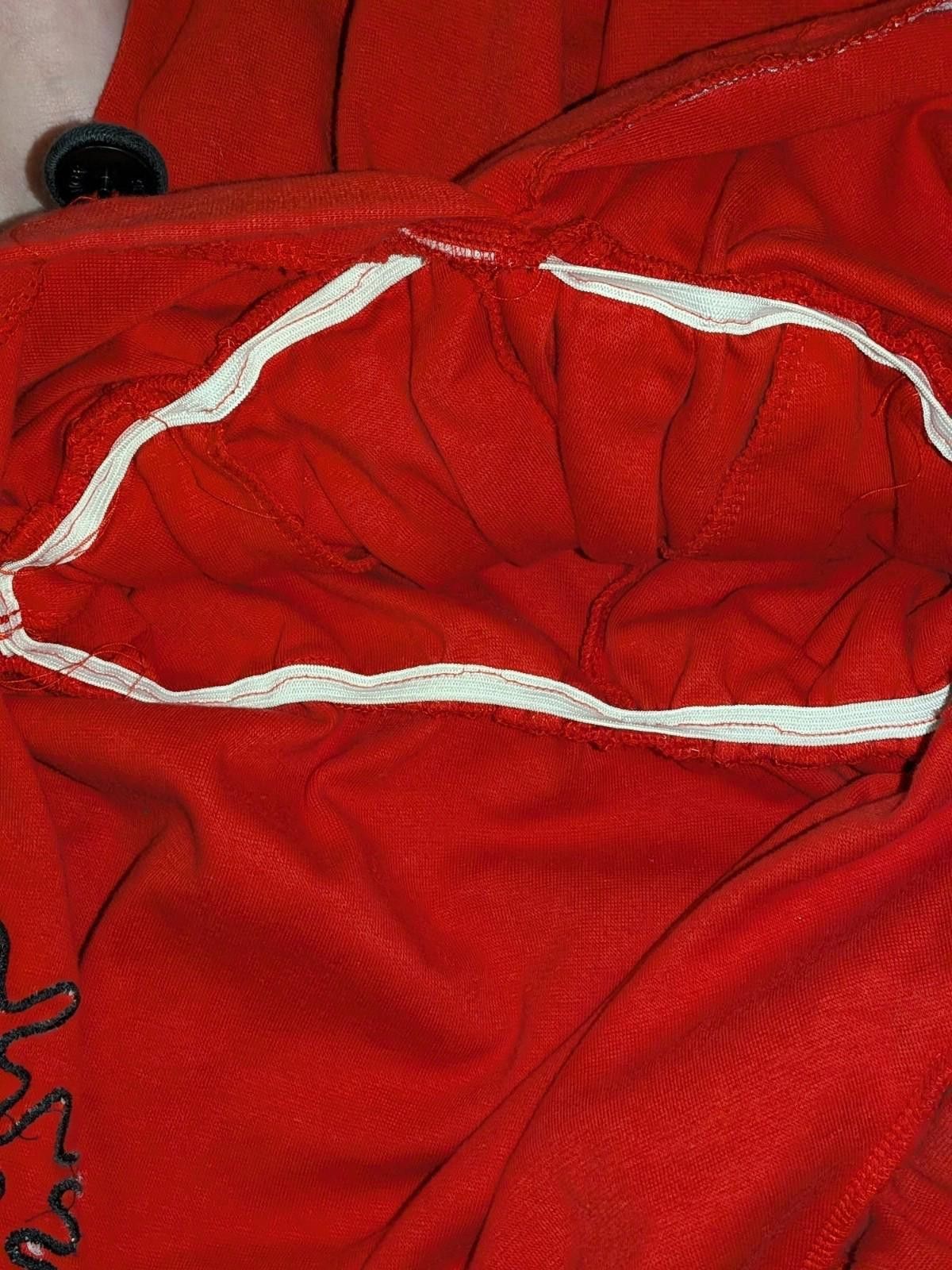Faded Glory VTG 80s FADS Red Jumpsuit W/ Black Soutache Embroidery Sz M Size 32" / US 10 / IT 46 - 9 Thumbnail