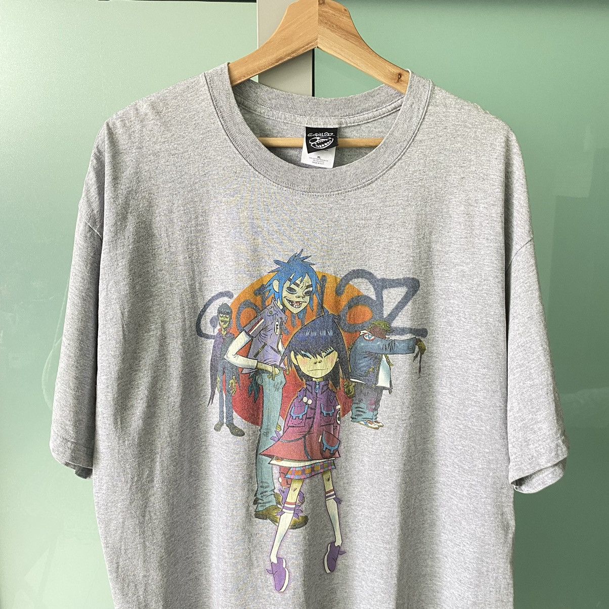 Band Tees Vintage Y2K Gorillaz UK Band ERD GRUNGE RAP ELECTRONIC TEE Size US XL / EU 56 / 4 - 2 Thumbnail