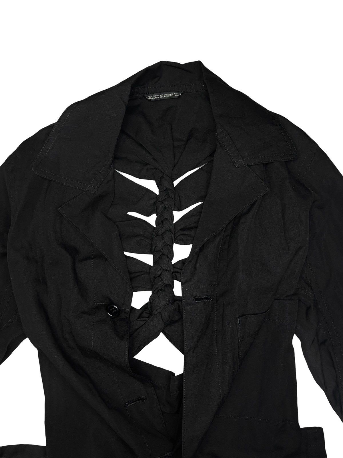 Yohji Yamamoto S/S 08 YYPF Braided Jumpsuit Size 29" - 8 Thumbnail