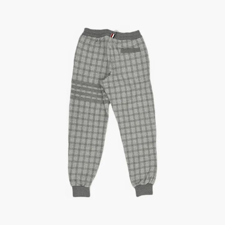 Thom Browne Thom Browne Gray Plaid Drawstring Track Pants -2507 Size US 26 / EU 42 - 3 Thumbnail