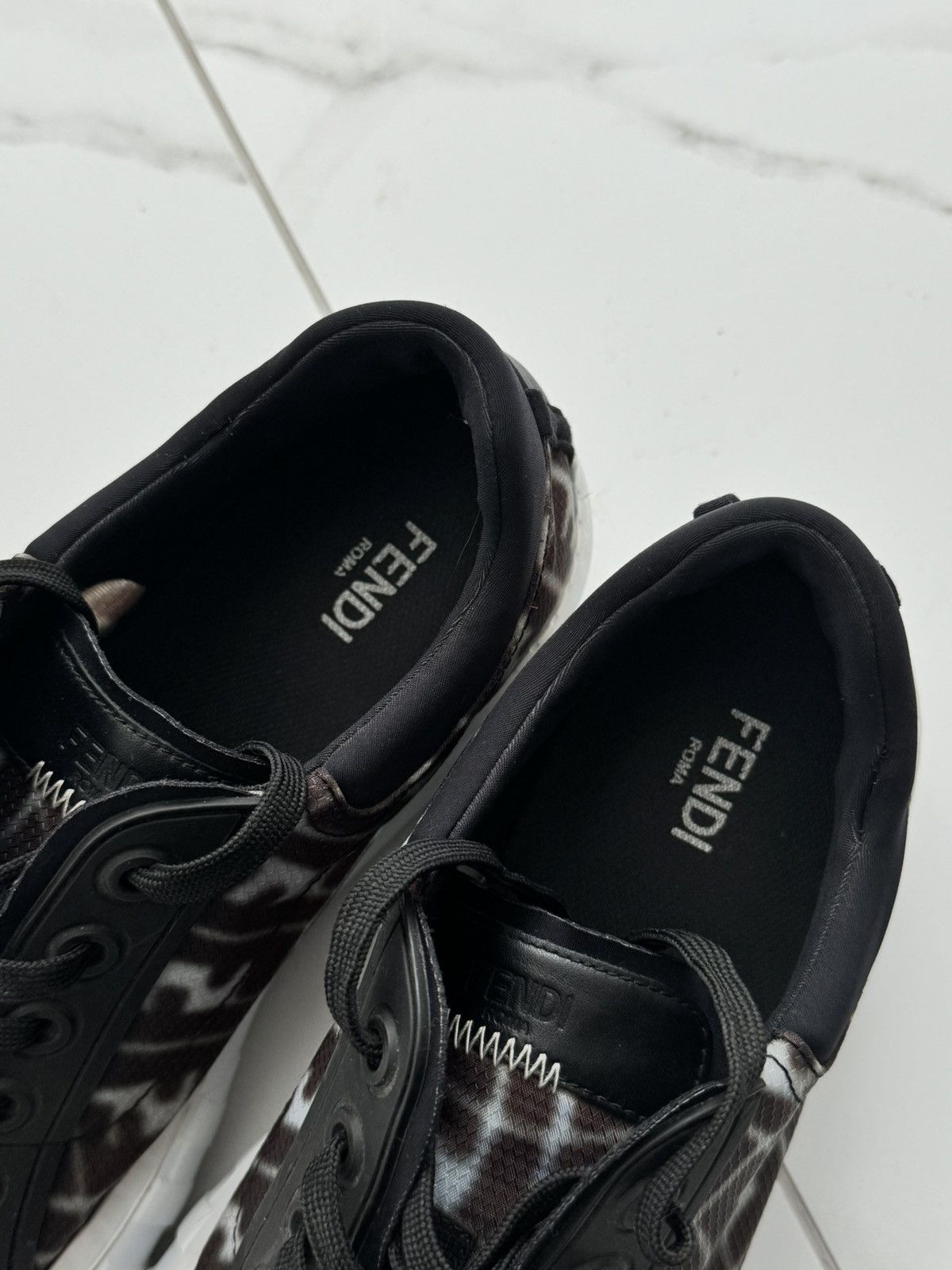 Fendi Fendi Force Monogram Low-Top Sneaker Size US 11 / EU 44 - 4 Thumbnail