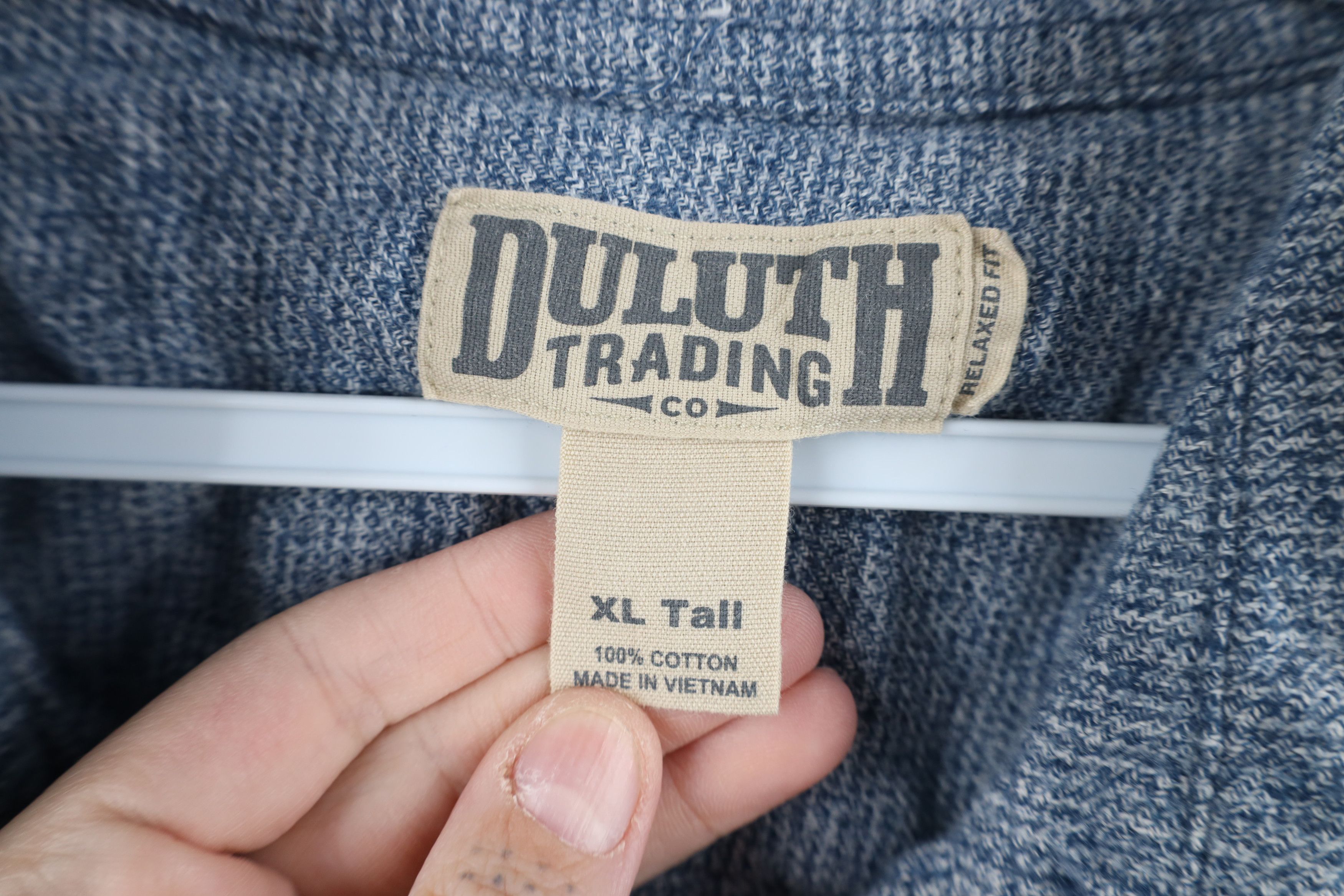 Duluth Trading Company Duluth Trading Co Chambray Collared Button Down Shirt Size US XL / EU 56 / 4 - 8 Thumbnail