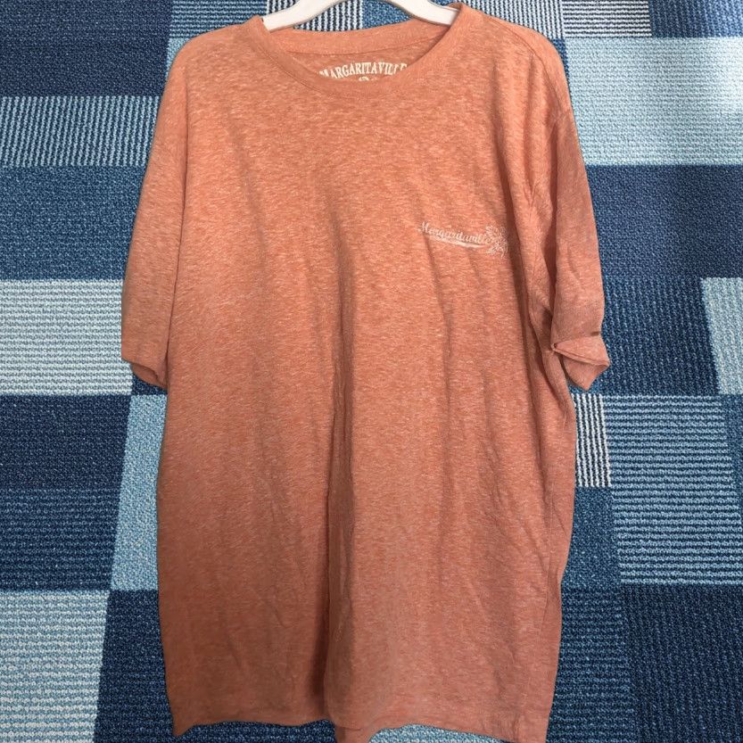Vintage Margaritaville Shirt T-Shirt Women M Orange Short Sleeve Crew Neck Cotton Solid Casual Size M / US 6-8 / IT 42-44 - 1 Thumbnail