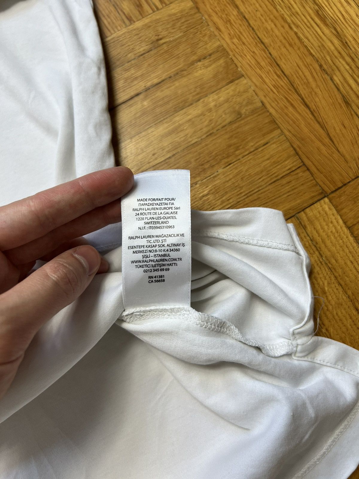 Polo Ralph Lauren × Ralph Lauren Polo Ralph Lauren new collection code qr white polo shirt Size US L / EU 52-54 / 3 - 6 Thumbnail