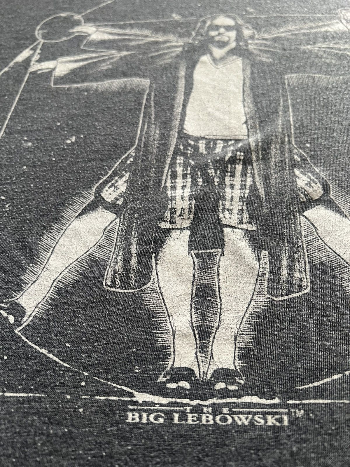 Ripple Junction Big Lebowski Vitruvian Dude Movie Tee 2XL Fade Size US XXL / EU 58 / 5 - 10 Thumbnail