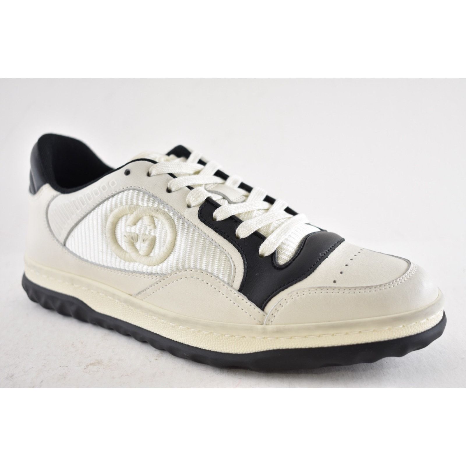 Gucci Gucci Distressed Leather GG Flat Low Top Sneaker 38.5 Size US 8.5 / IT 38.5 - 6 Thumbnail