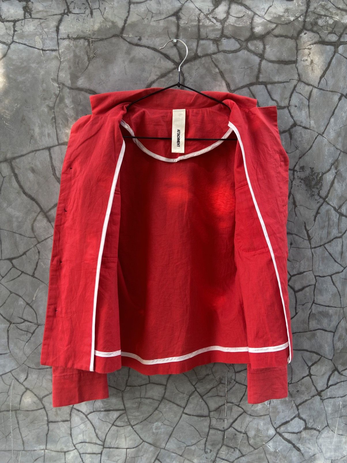 Isamu Katayama Backlash × Kazuyuki Kumagai Attachment × Maison MIHARA YASUHIRO Vintage Attachment Kazuyuki Kumagai Pocket Outer Shirts Size M / US 6-8 / IT 42-44 - 9 Thumbnail
