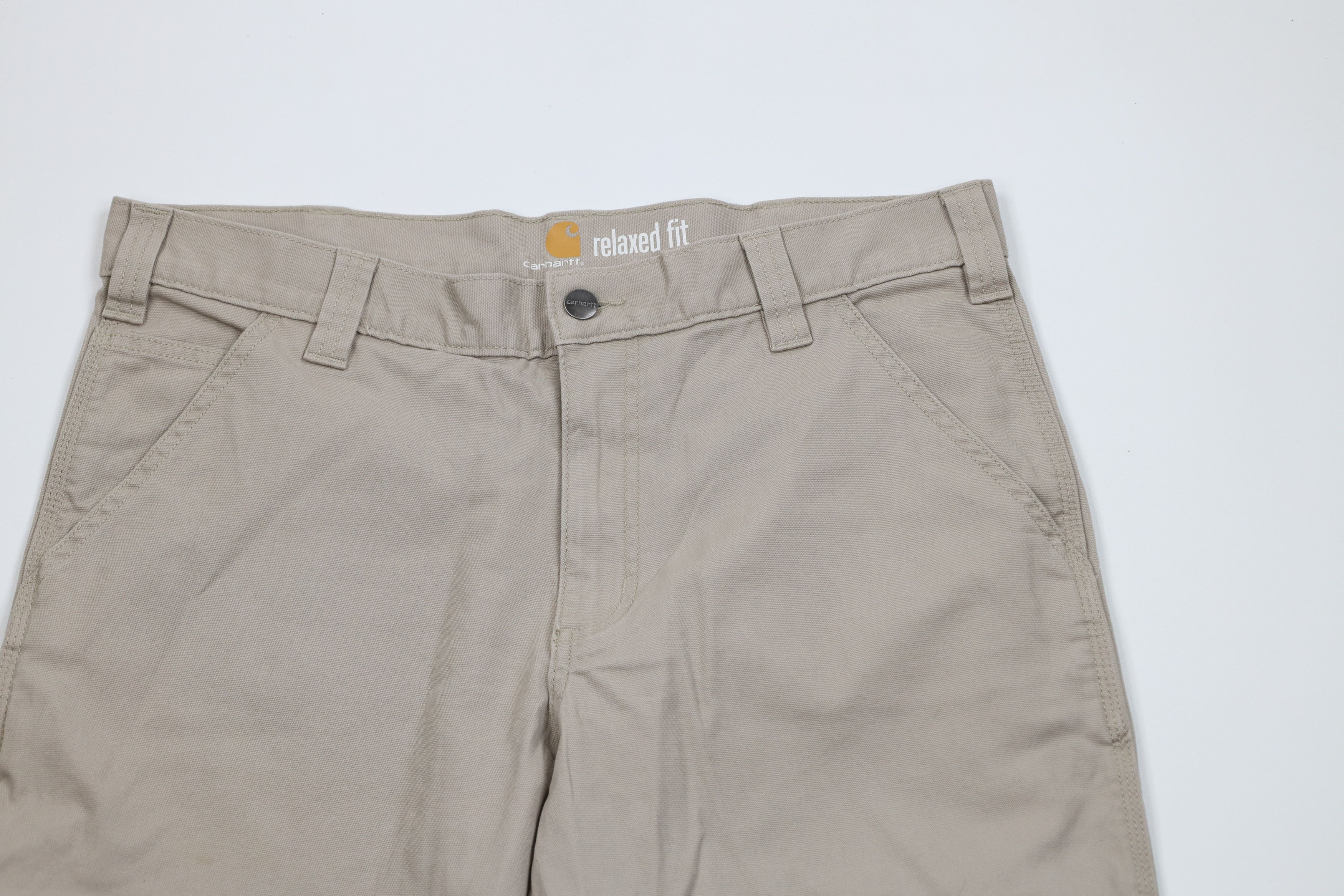 Carhartt Vintage Y2K Carhartt Fit Stretch Wide Leg Pants Beige Size US 34 / EU 50 - 2 Thumbnail
