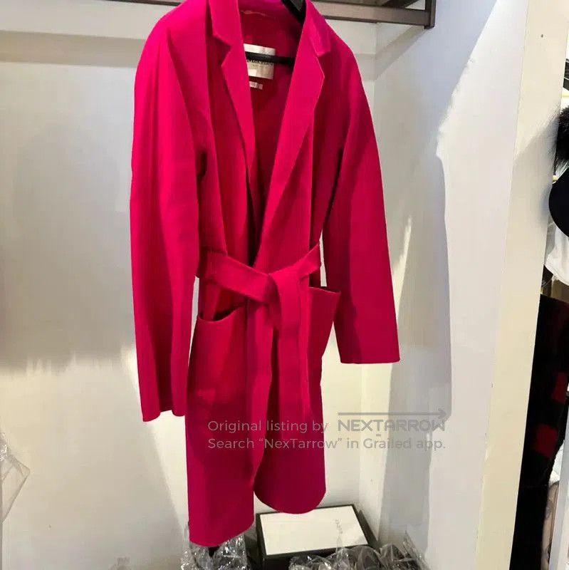 Max Mara MaxMara Pink Wool Ladies Coat . Size M / US 6-8 / IT 42-44 - 2 Thumbnail