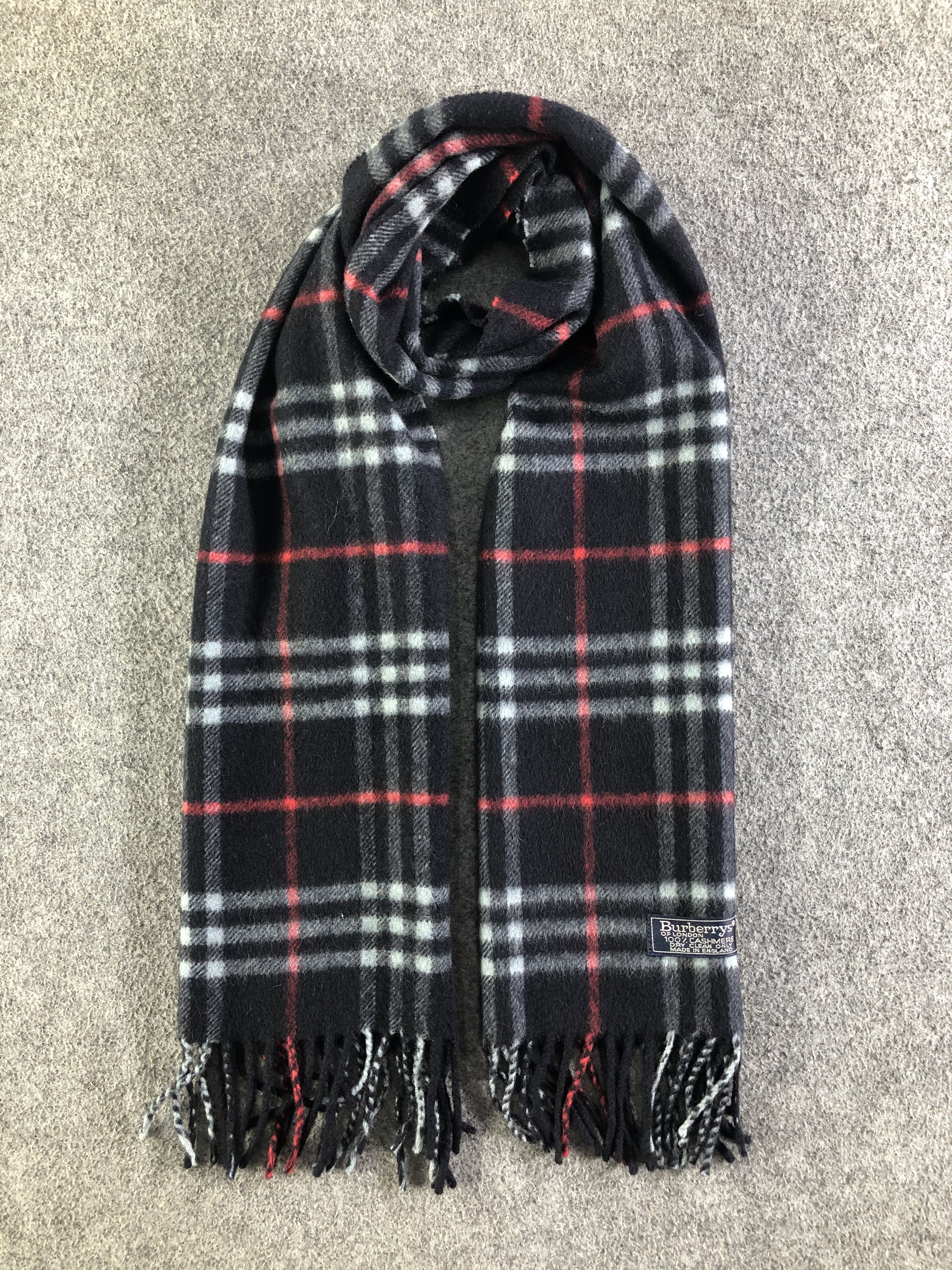Burberry Burberrys Cashmere Scarf / Muffler / Neckwear SS1387 Size ONE SIZE - 1 Thumbnail