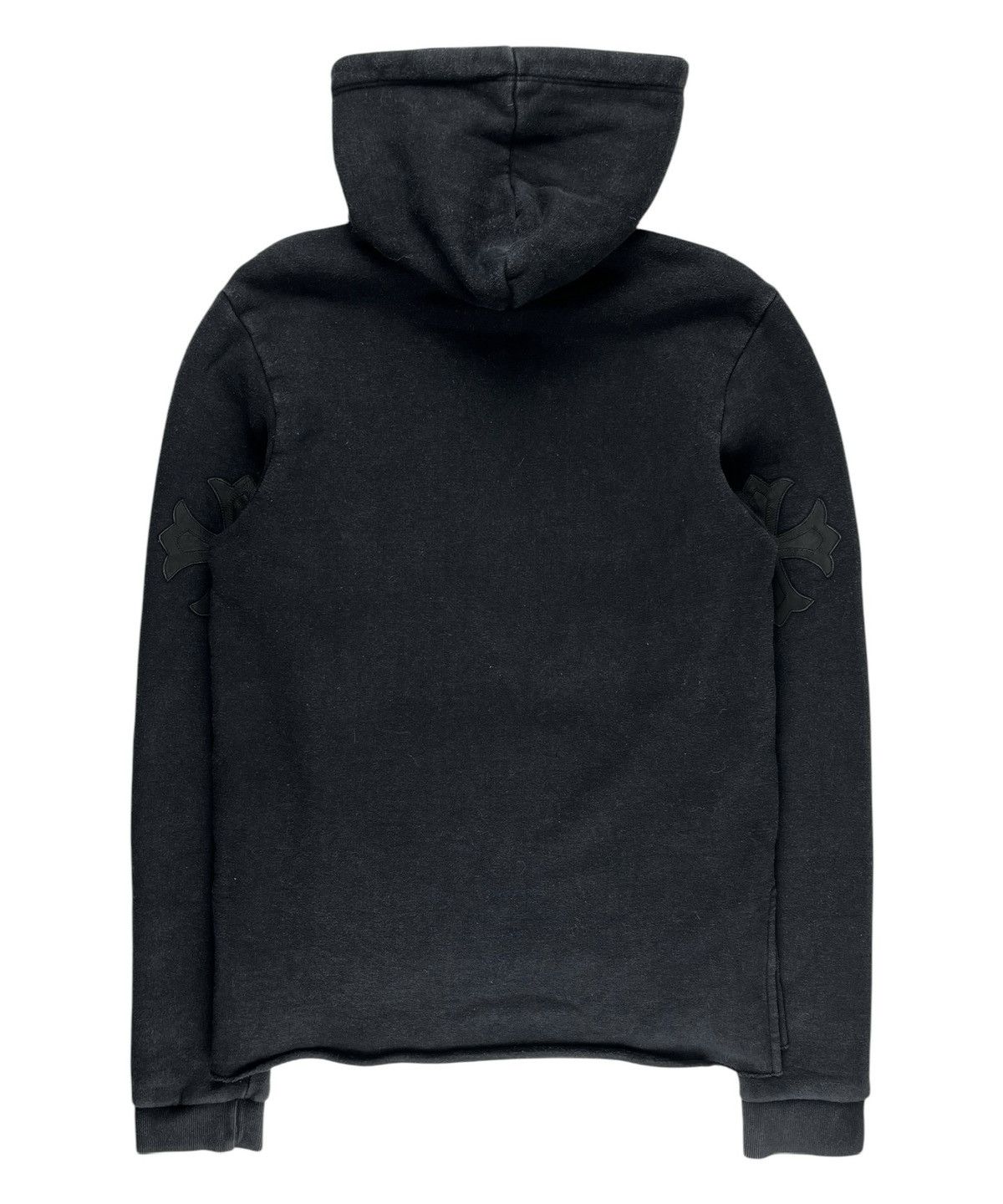 Chrome Hearts Chrome Hearts Triple Cross Plus Sleeve Patch Leather Hoodie Size US M / EU 48-50 / 2 - 4 Thumbnail