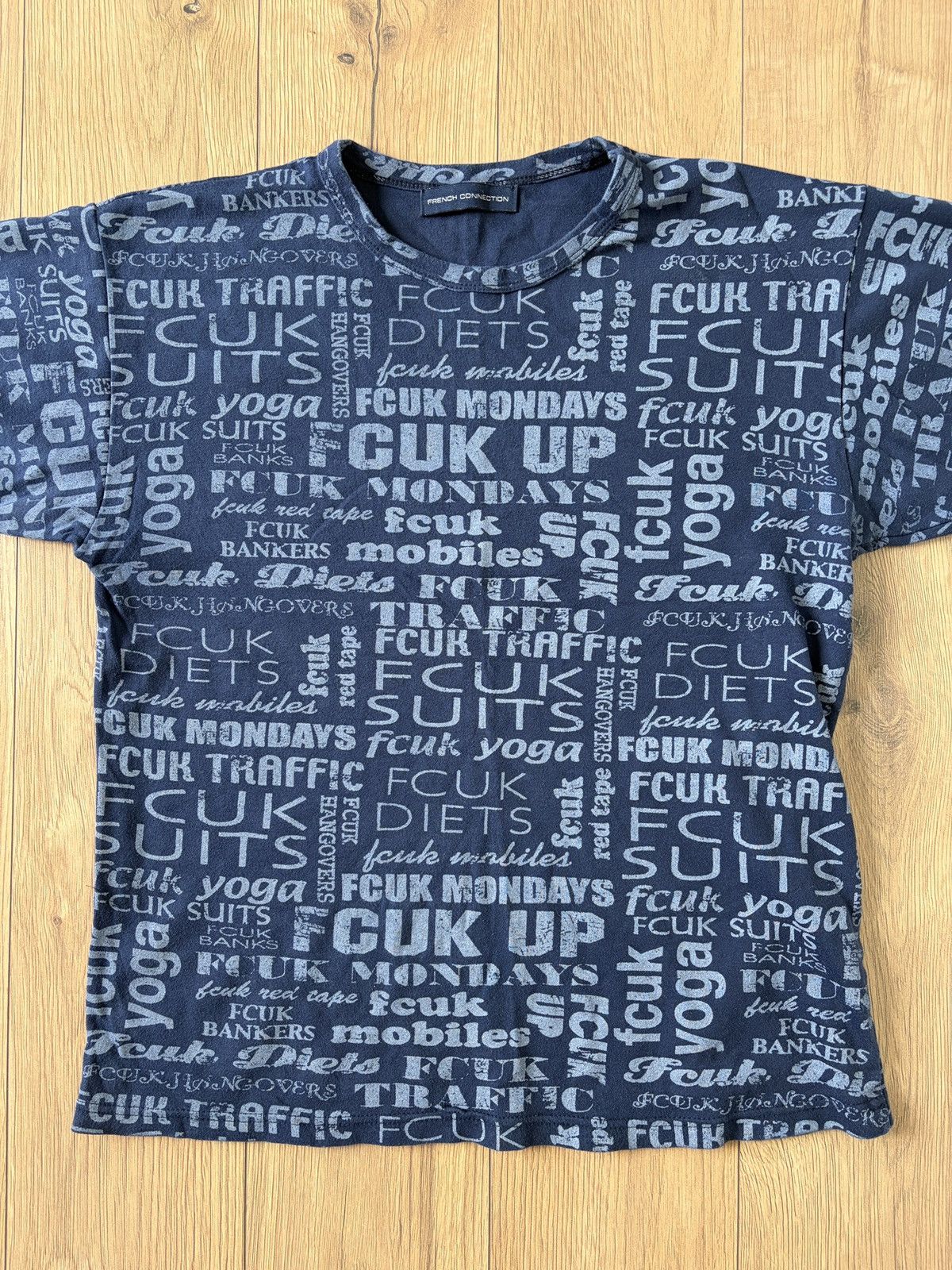 FCUK × French Connection Fuck It All Overprinted T-shirt Size US M / EU 48-50 / 2 - 2 Thumbnail