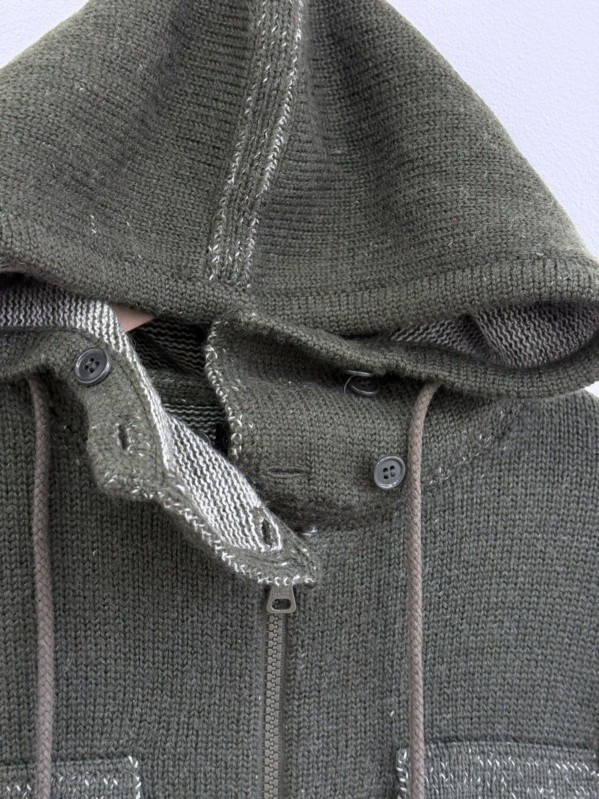 RRL Ralph Lauren Double RRL Ralph Lauren Wool Knit Zip Jacket Size US S / EU 44-46 / 1 - 7 Thumbnail