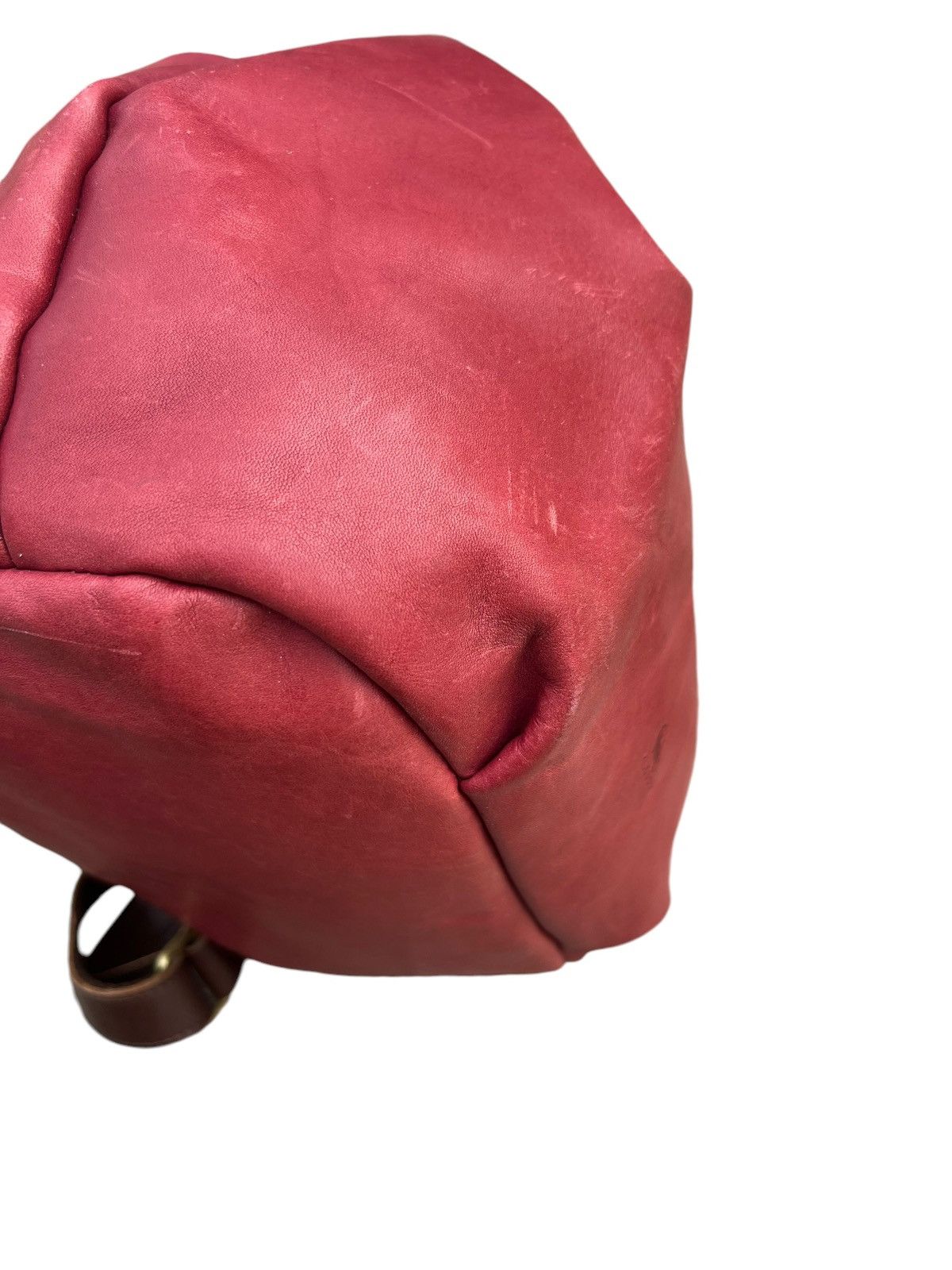 Leather Kissora Japan Scratches Patina Leather Mini Backpack Bag Size ONE SIZE - 16 Thumbnail