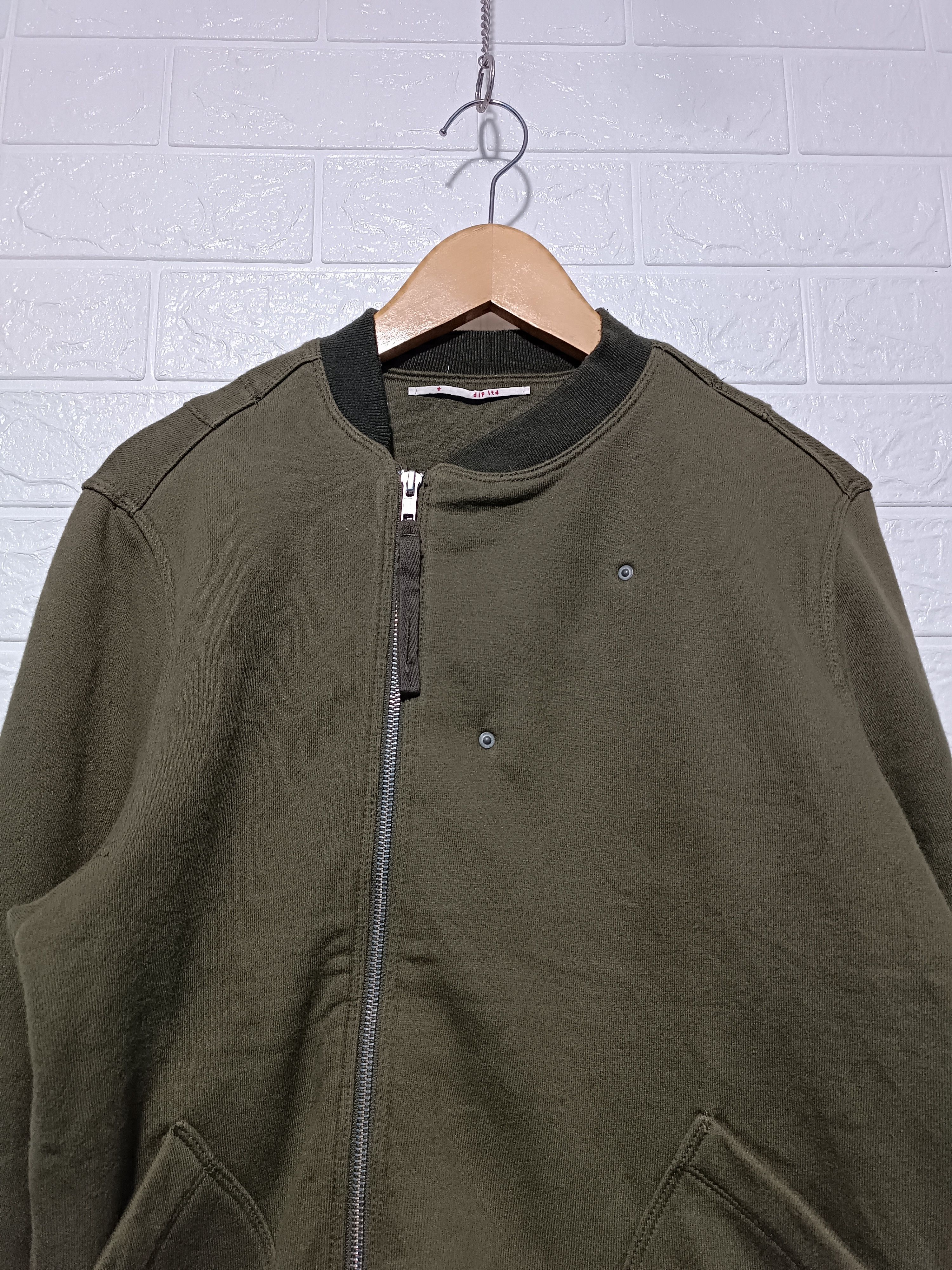 Japanese Brand Asymmetrical Bomber Sweater Jacket Size US M / EU 48-50 / 2 - 3 Thumbnail