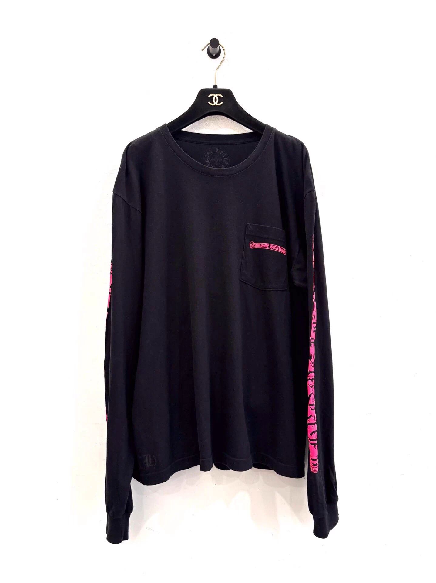 Chrome Hearts Chrome Hearts Aoyama Pink Cross Sanskrit Black L Size US L / EU 52-54 / 3 - 3 Thumbnail