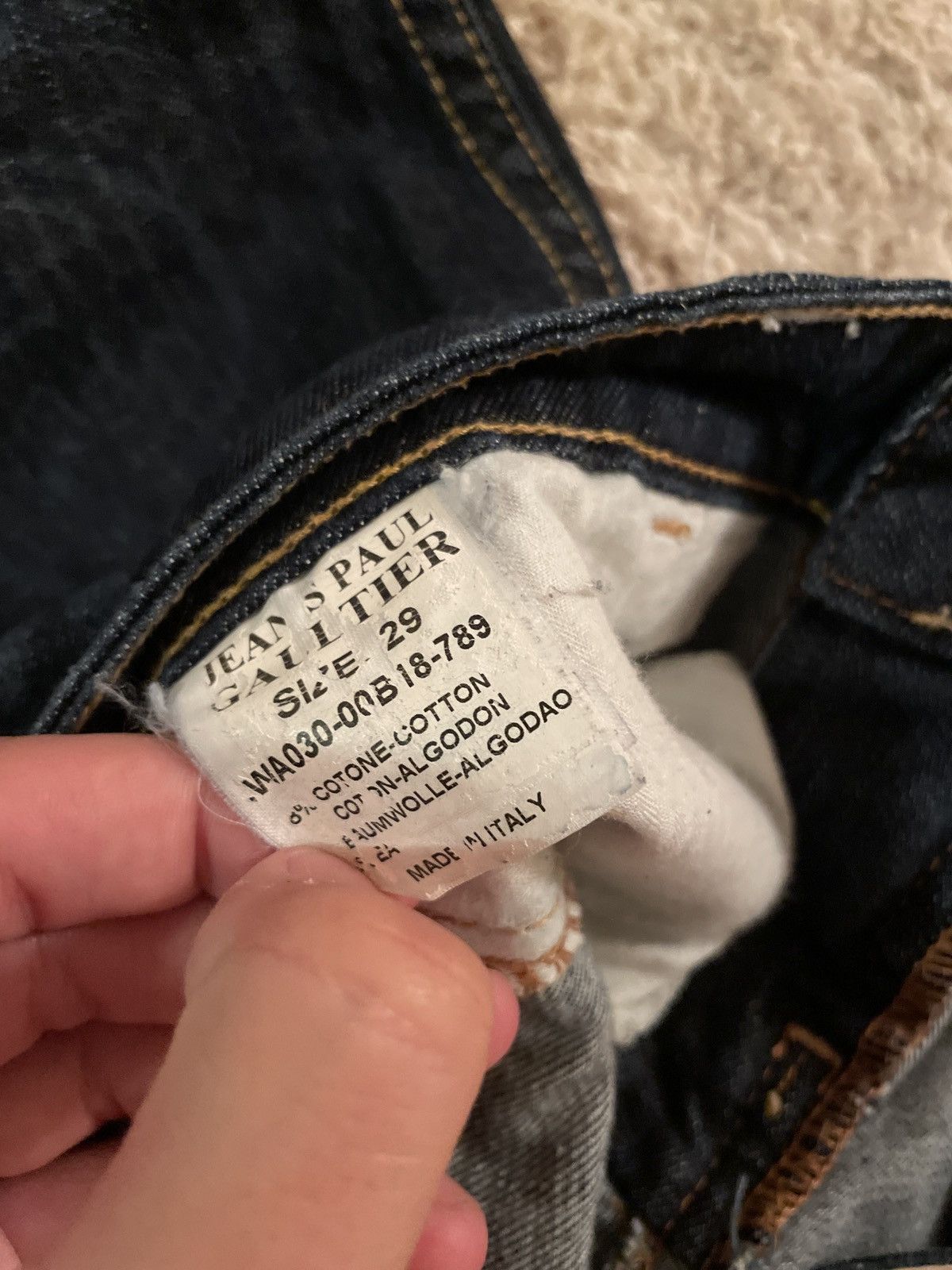 Jean Paul Gaultier Jean Paul Gaultier Denim Size US 29 - 7 Thumbnail
