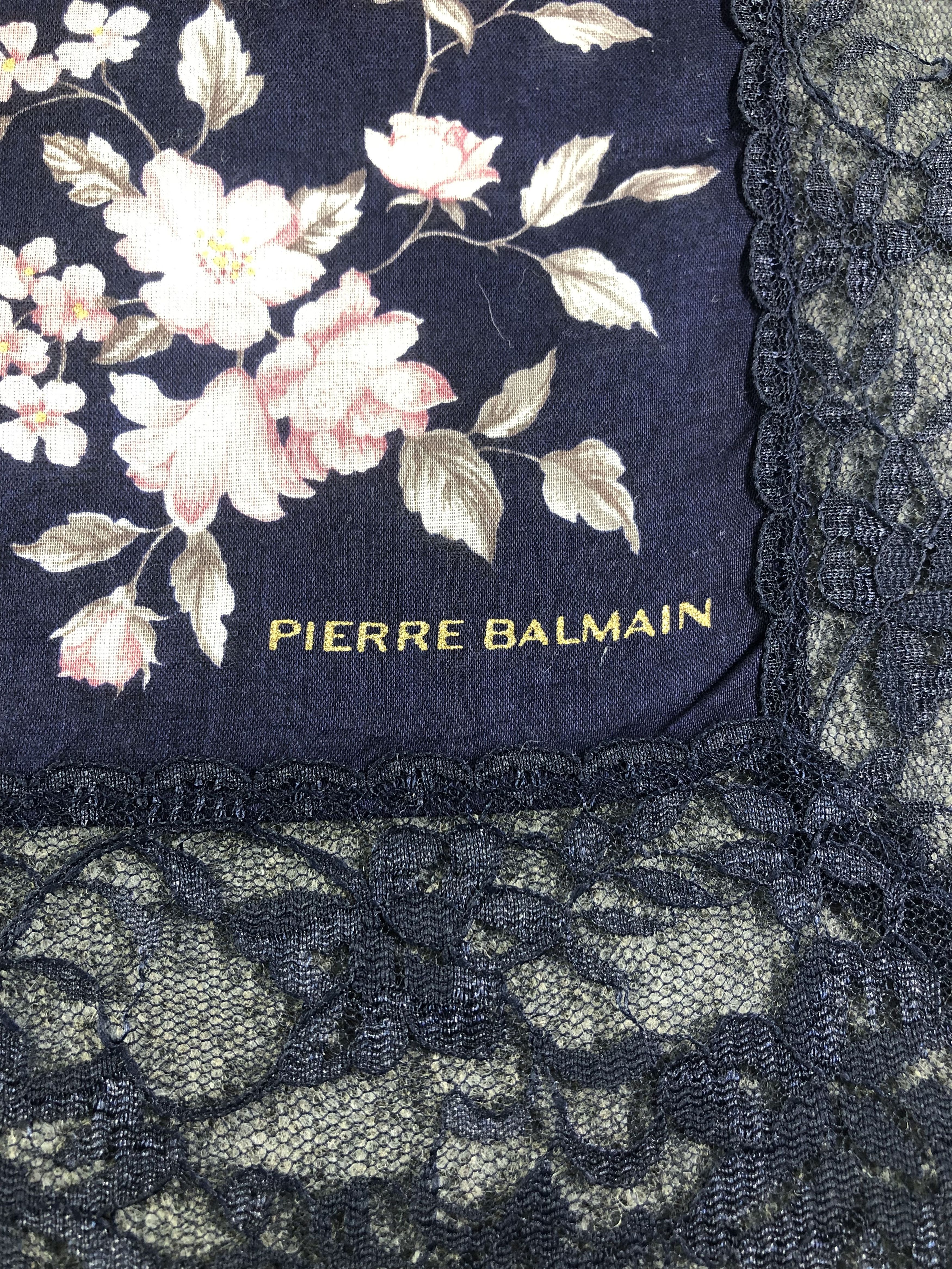 Pierre Balmain × Vintage Pierre Balmain Handkerchief / Bandana / Neckerchief Size ONE SIZE - 5 Thumbnail