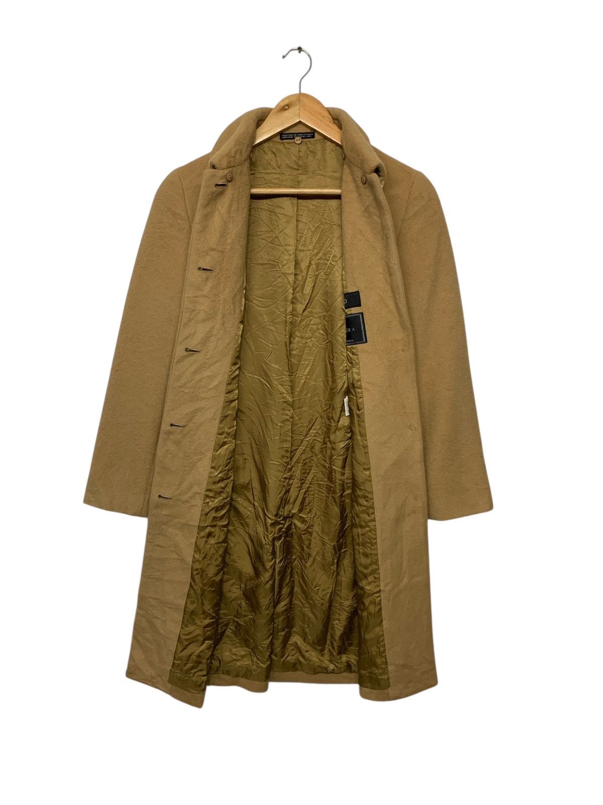 Designer × Japanese Brand × Yohji Yamamoto Ined X Angora Yohji Yamamoto Wool Long Jacket Button Down Size S / US 4 / IT 40 - 4 Thumbnail