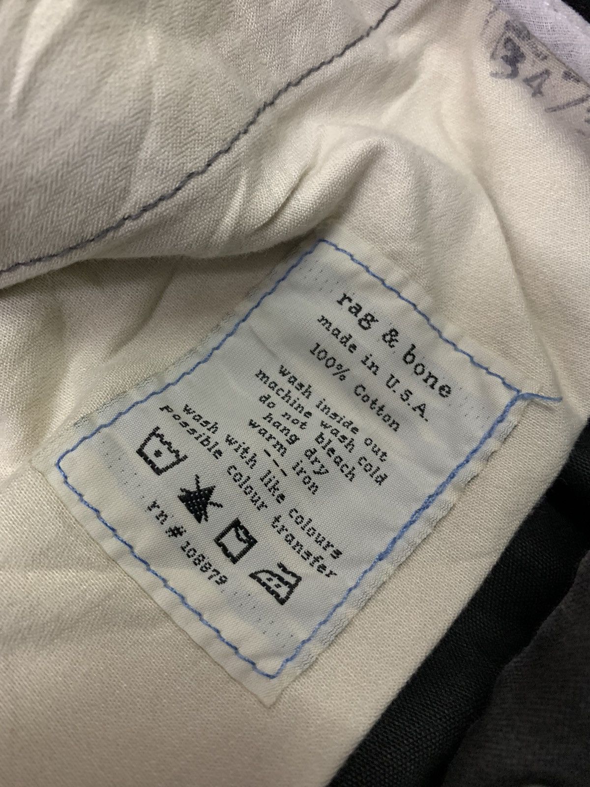 Rag & Bone 💥Final💥Vintage Rag&Bone Usa Canvas Pant Size US 35 - 10 Thumbnail