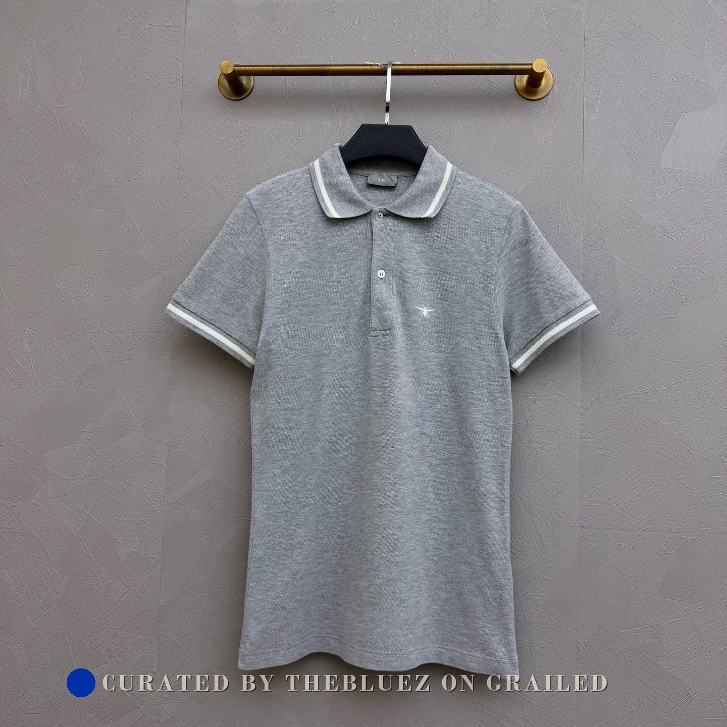 Dior × Hedi Slimane SS06 Dior Homme Union Jack Flag Striped Polo