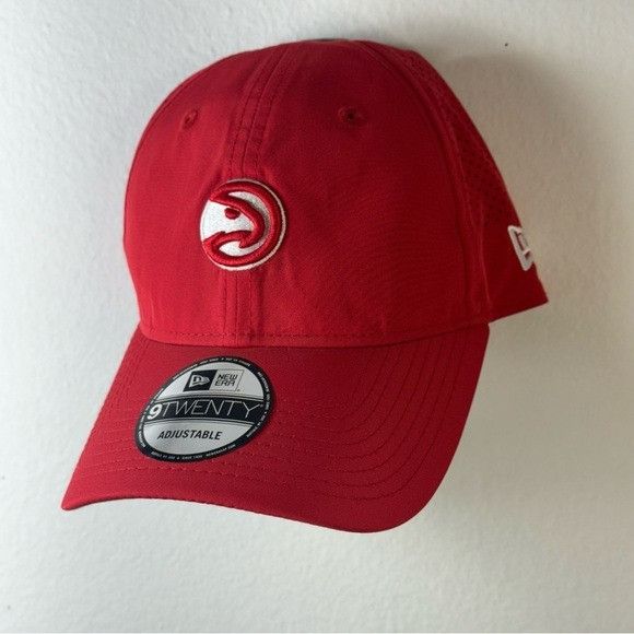 NBA NEW ERA ATLANTA HAWKS RED NBA LASER CUT MESH HAT Size ONE SIZE - 3 Thumbnail