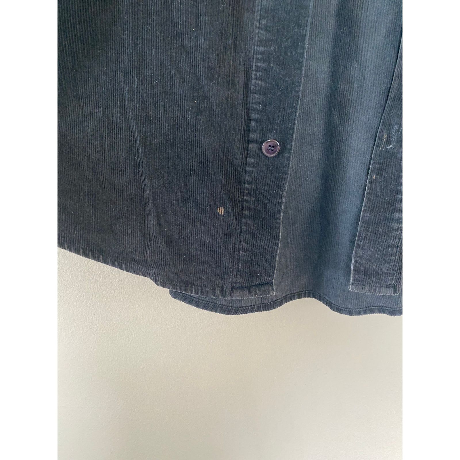 Karl Kani Karl Kani Jeans Black Button Up Corduroy Shirt L Shacket Size US L / EU 52-54 / 3 - 7 Thumbnail