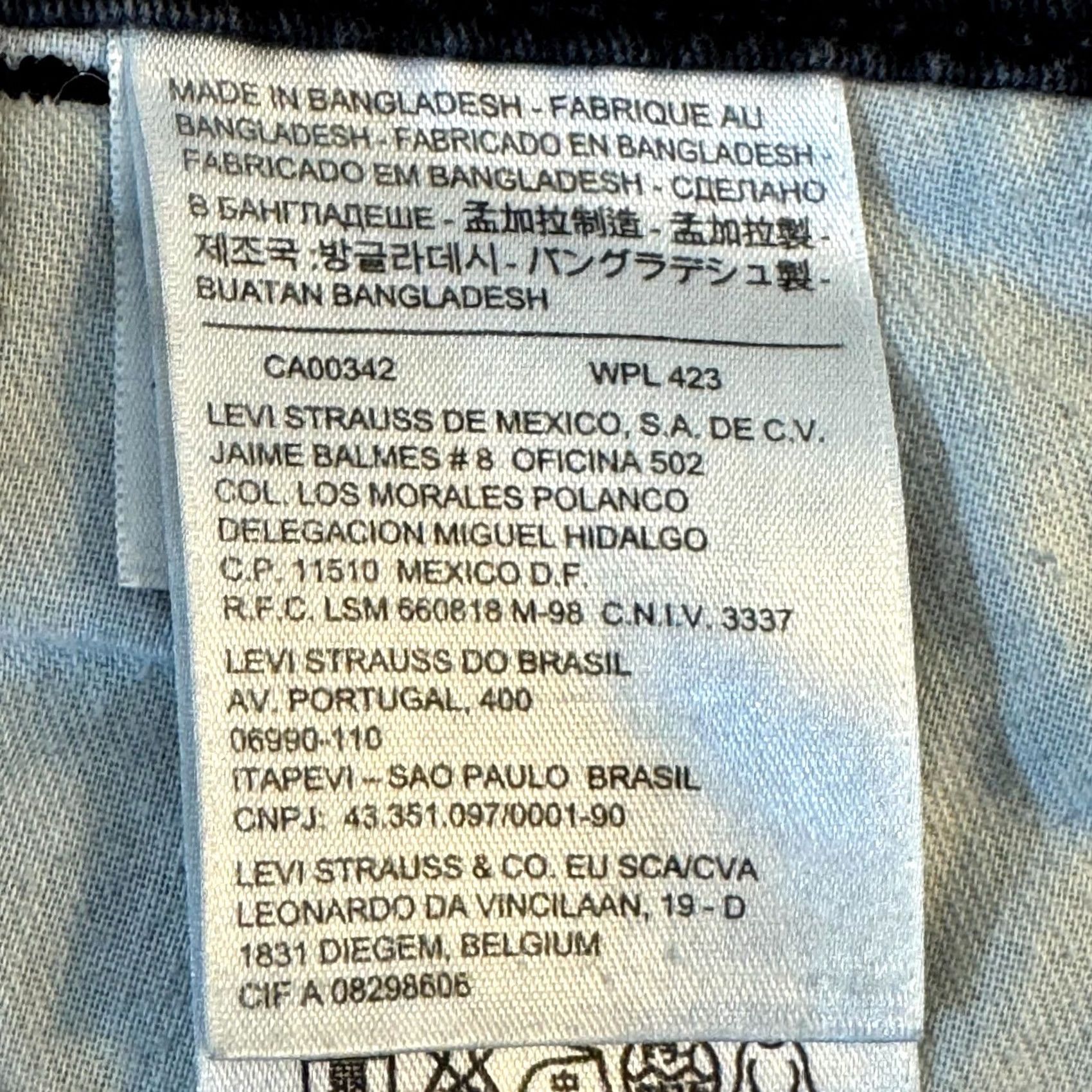 Levi's Levi’s Cargo Shorts Mens 33 Black Utility Cargo Shorts Casual Workwear Size US 33 - 5 Thumbnail