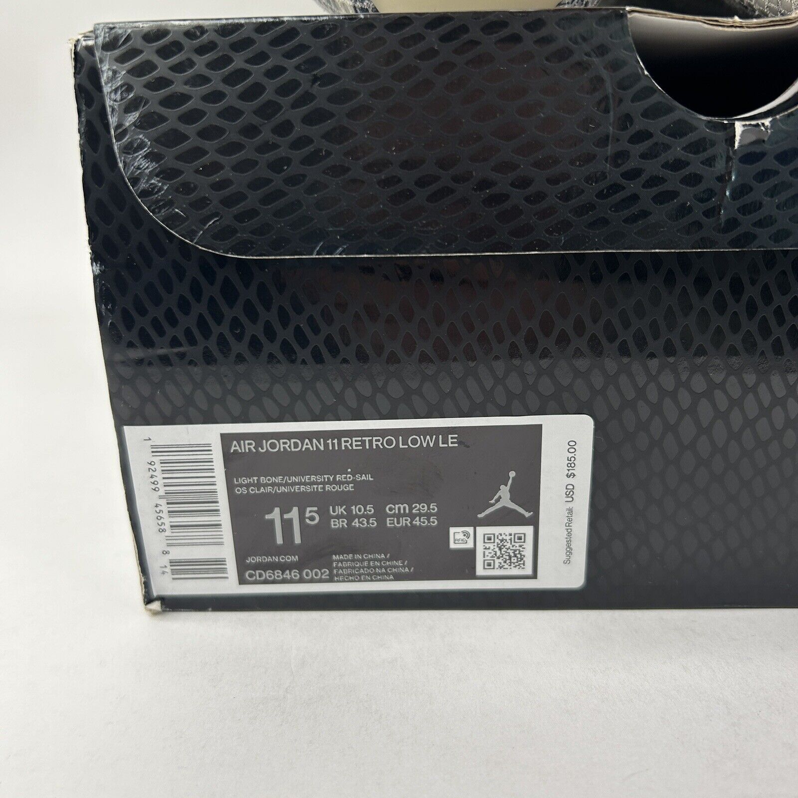 Nike Nike Air Jordan 11 Low Retro “Light Bone Snakeskin” 2024 Size US 11.5 / EU 44-45 - 8 Thumbnail