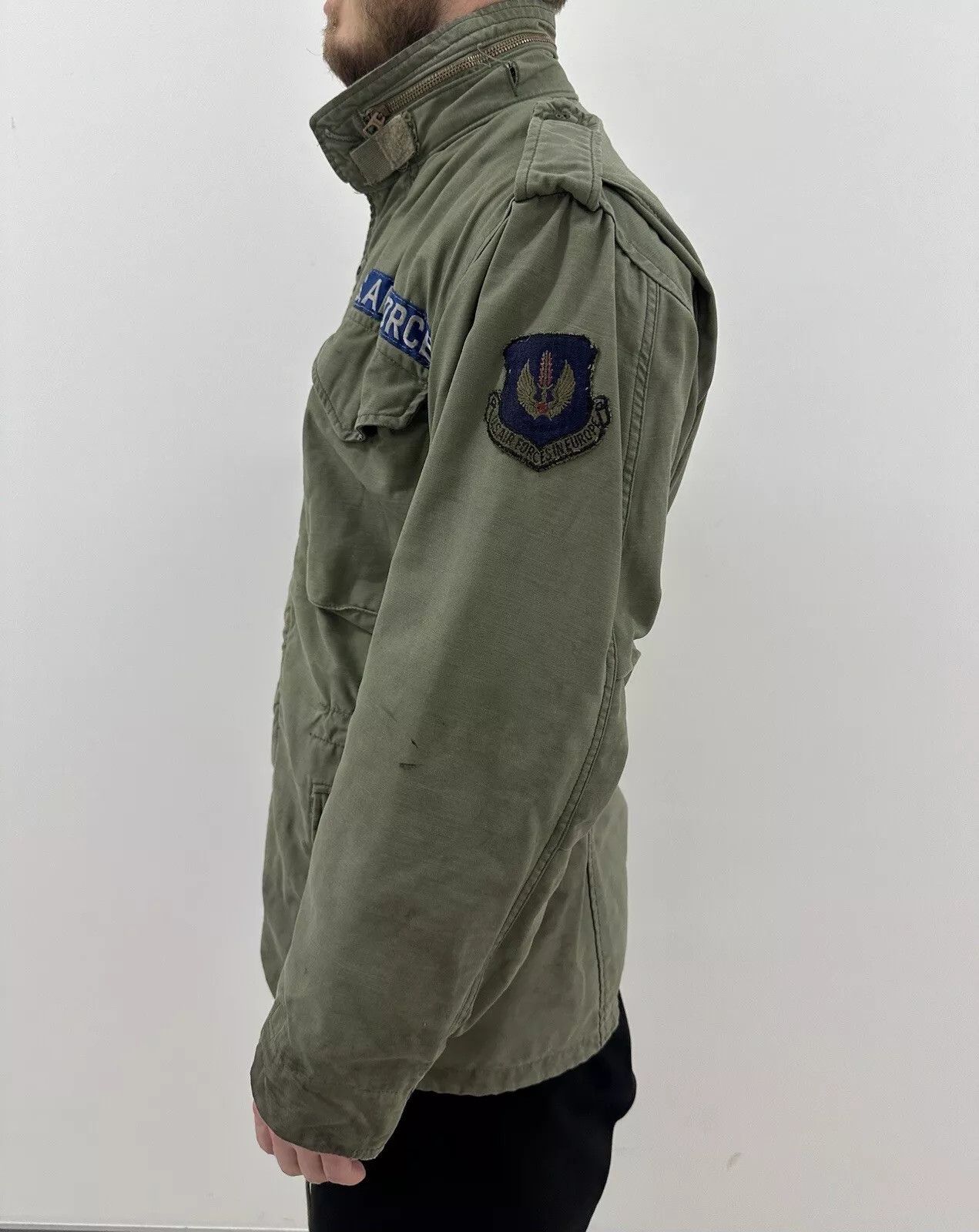Vintage Vintage 1970s US Air Force Jacket M65 Scovill Zip Army Size US S / EU 44-46 / 1 - 9 Thumbnail