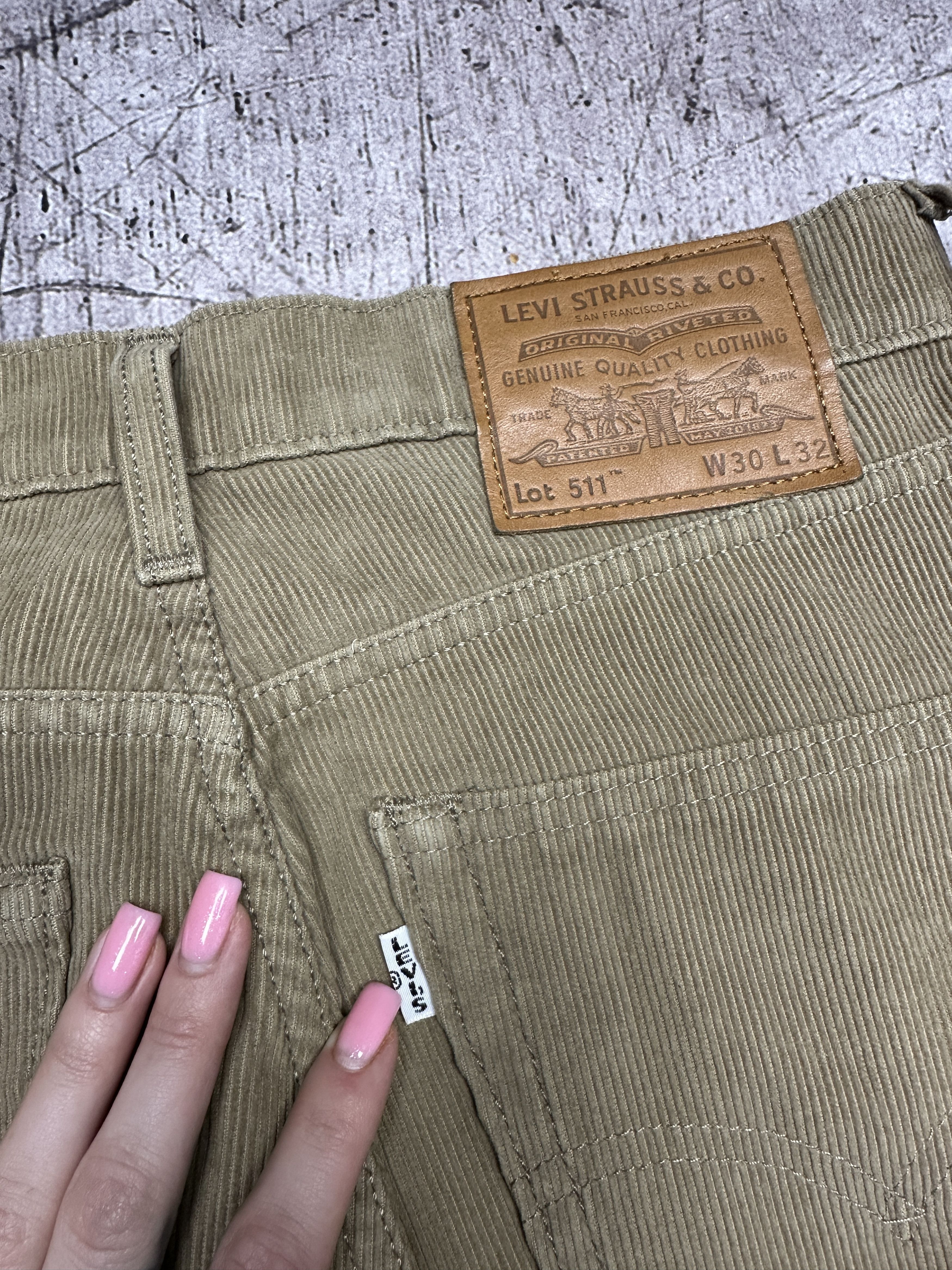 Levi's Levi's 511 Mens Corduroy Denim Pants Jeans Size US 30 / EU 46 - 2 Thumbnail