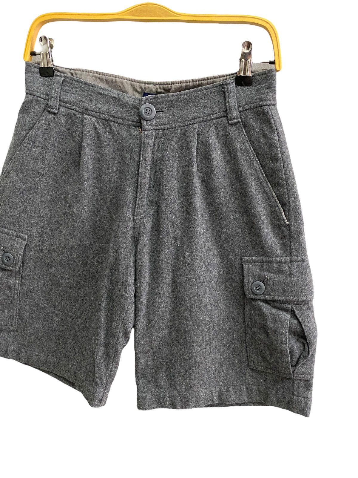 Journal Standard × Vintage Vintage Journal Standard Wool Cargo Baggy Shortpants Size 28" / US 6 / IT 42 - 2 Thumbnail