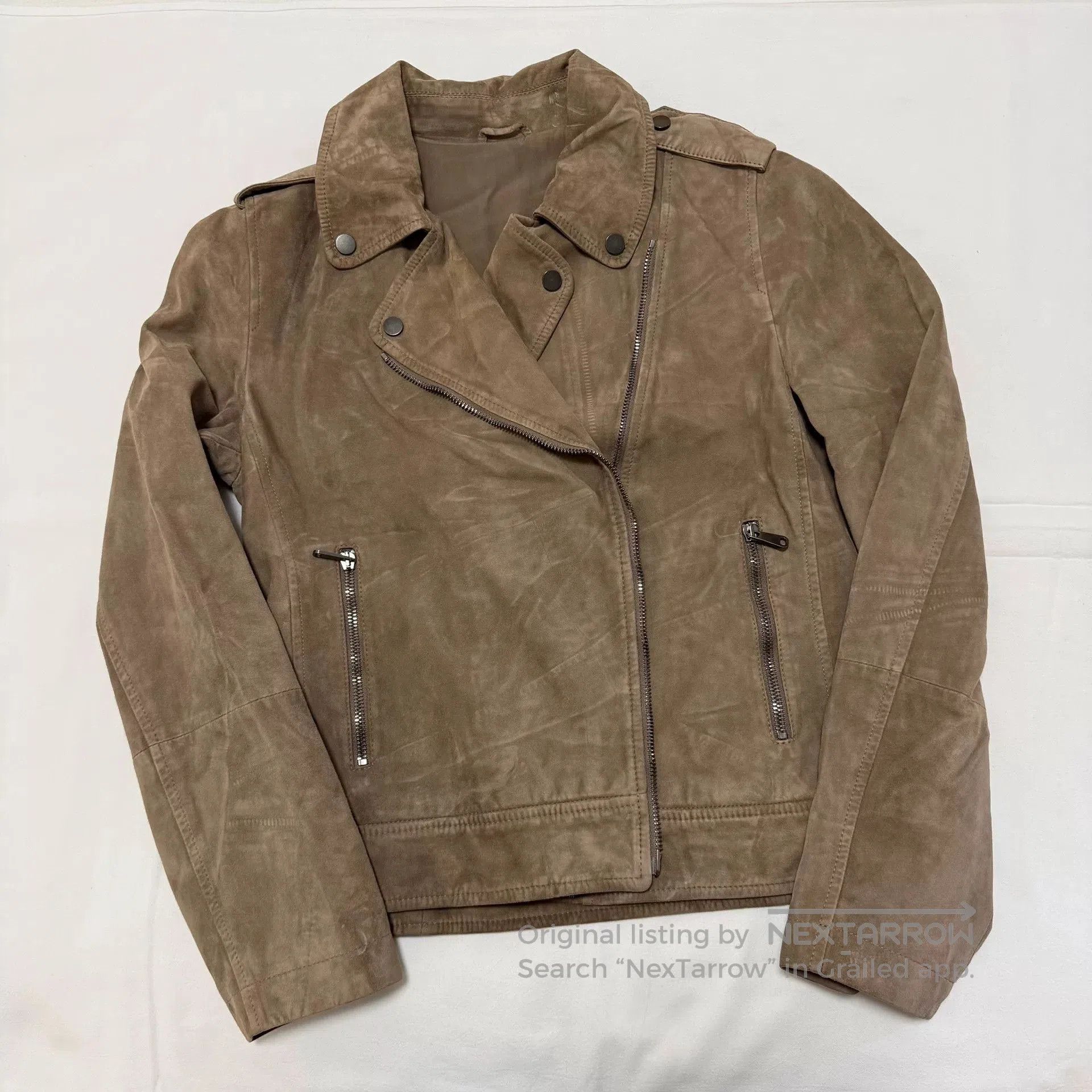 Brunello Cucinelli Brunello Cucinelli Suede Leather Jacket. Size US M / EU 48-50 / 2 - 1 Thumbnail