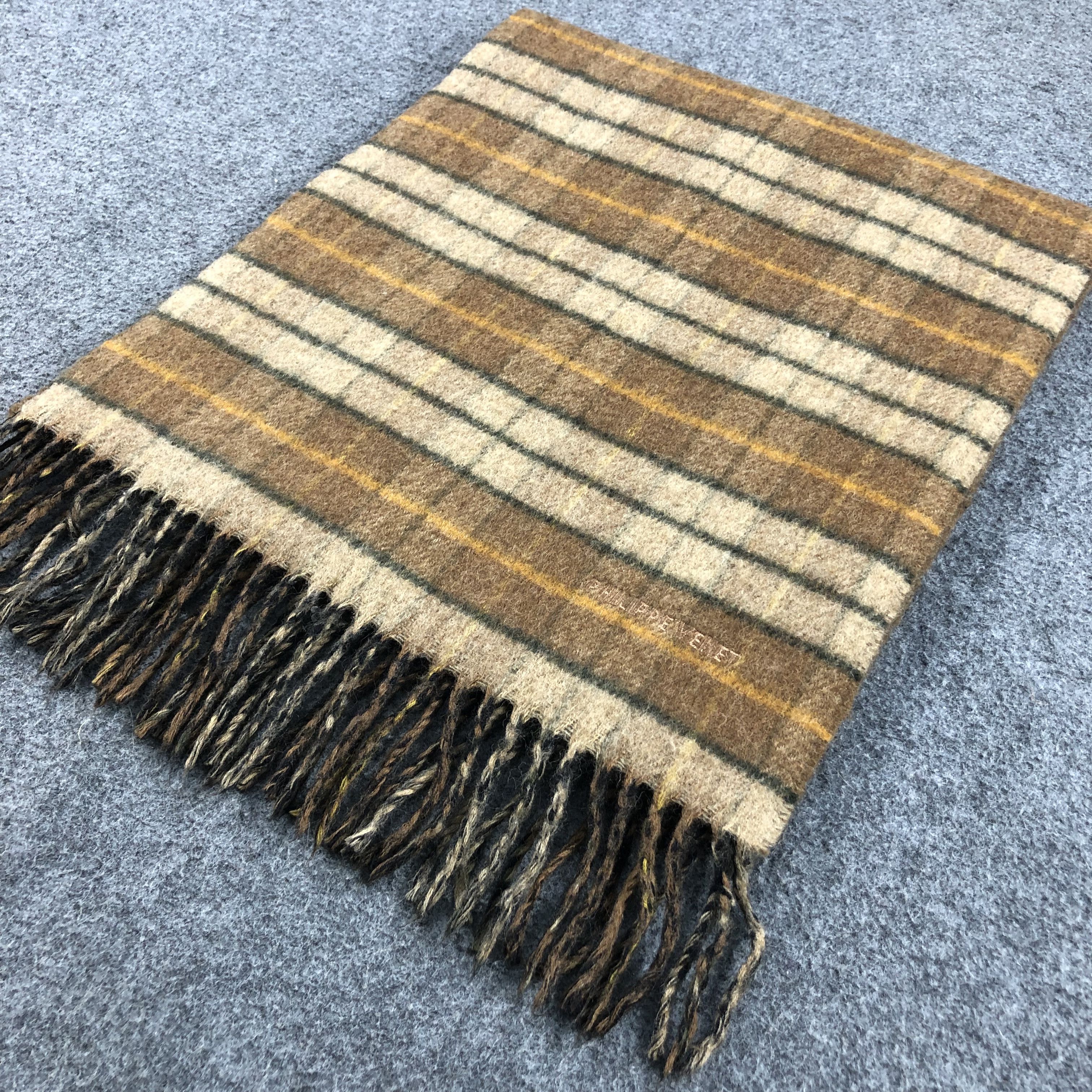Vintage Philippe Venet Tartan Wool Scarf Muffler V799 Size ONE SIZE - 3 Thumbnail